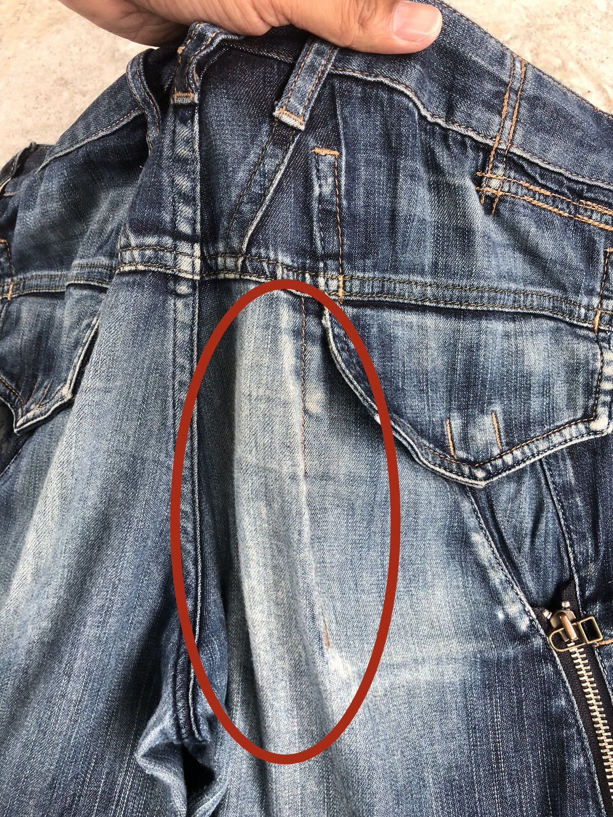 Marithe + Francois Girbaud Marithe Francois Girbaud Distressed Jeans Cargo Pants Size US 33 - 16 Thumbnail