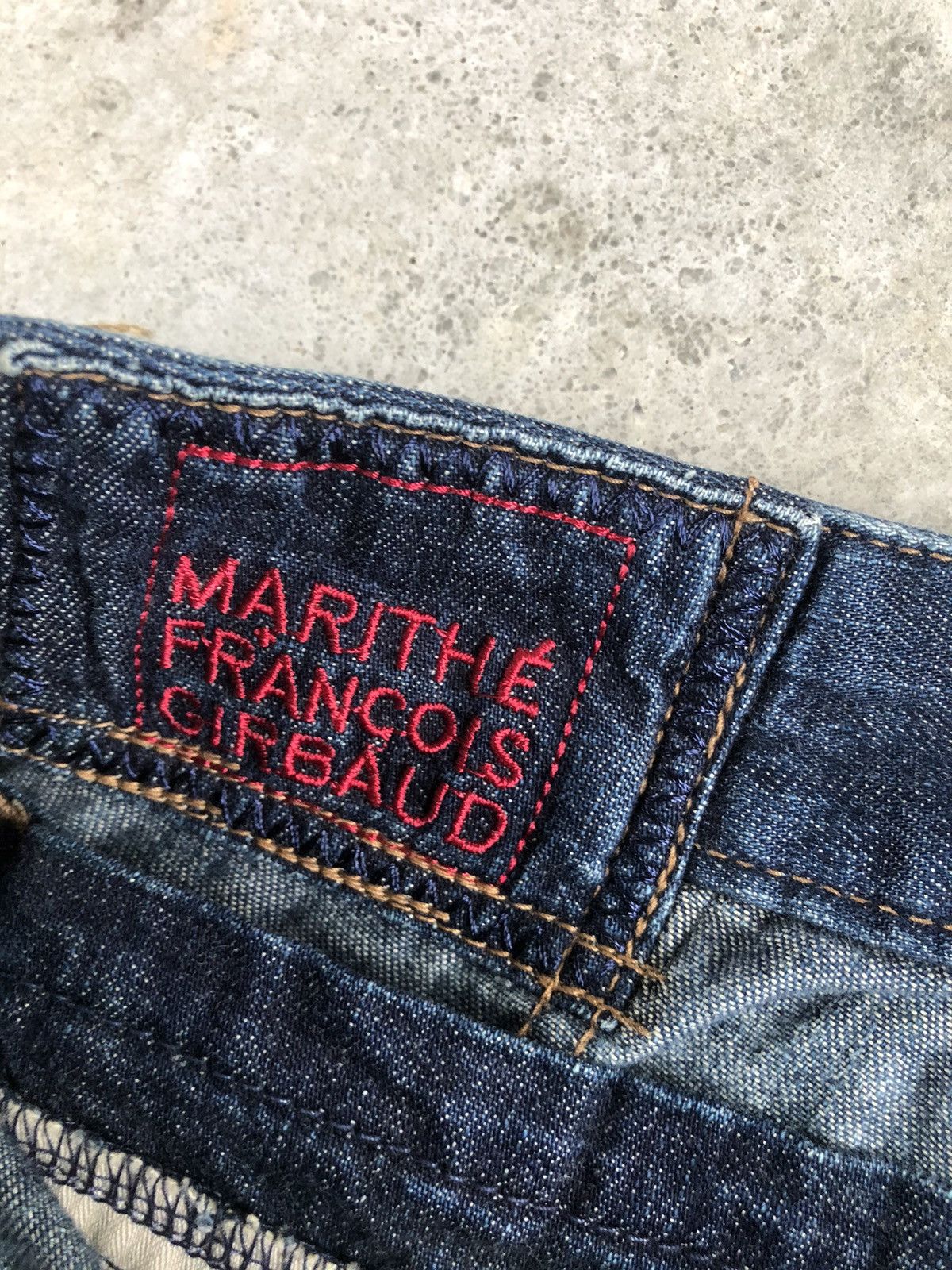 Marithe + Francois Girbaud Marithe Francois Girbaud Distressed Jeans Cargo Pants Size US 33 - 19 Thumbnail