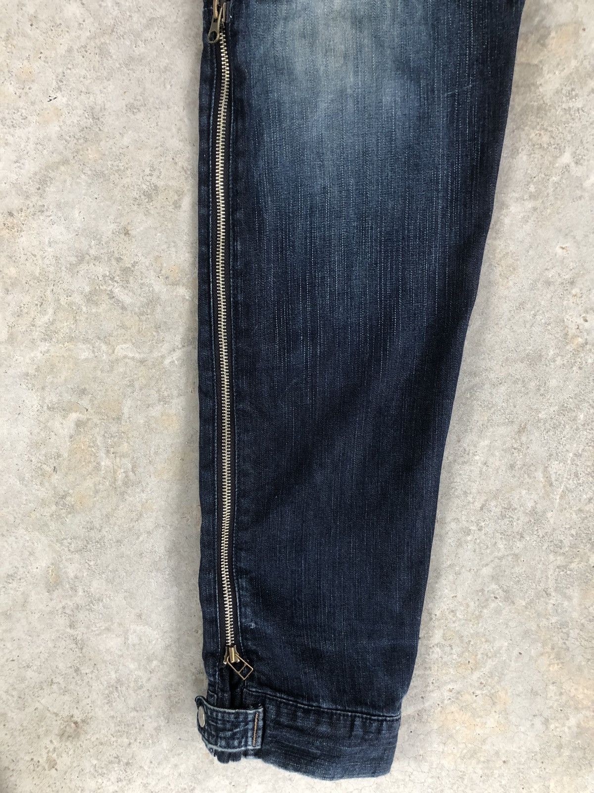 Marithe + Francois Girbaud Marithe Francois Girbaud Distressed Jeans Cargo Pants Size US 33 - 6 Thumbnail