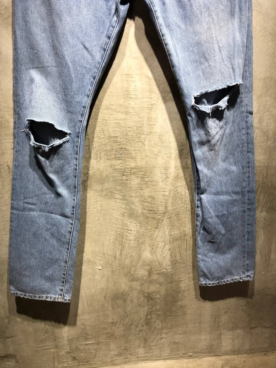 Saint Laurent Paris Saint Laurent Paris Knee Ripped Denim pants Size US 31 - 11 Thumbnail
