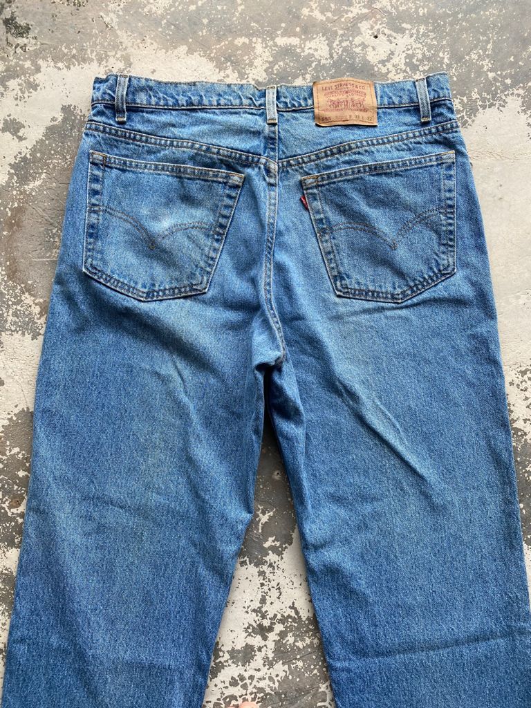 Levi's × Vintage Light Wash Vintage Levi's Jeans Made in USA 36x32 Denim Size US 36 / EU 52 - 2 Thumbnail