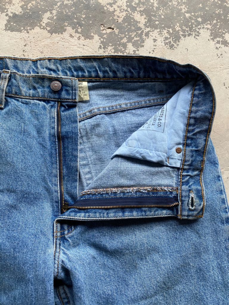 Levi's × Vintage Light Wash Vintage Levi's Jeans Made in USA 36x32 Denim Size US 36 / EU 52 - 6 Thumbnail
