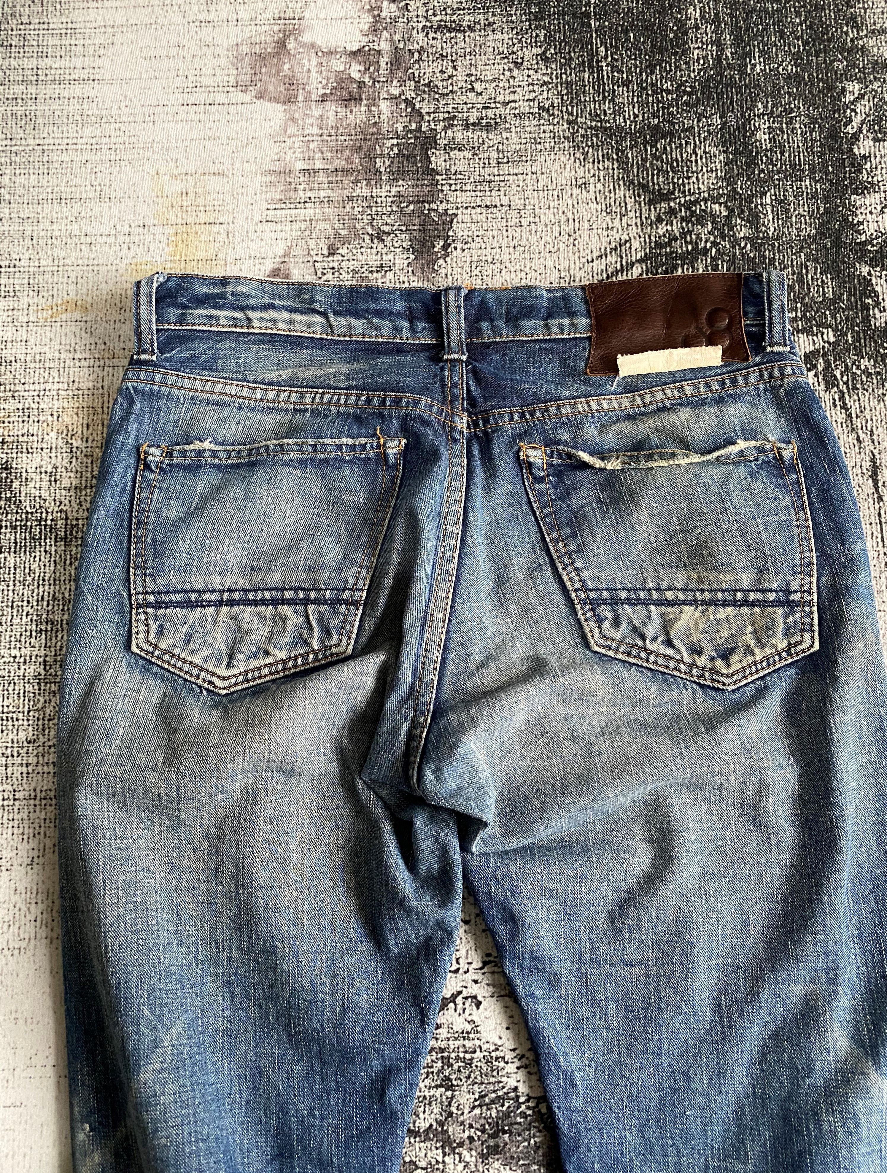 Johnbull Vintage Johnbull Redline Selvedge Splash Distressed Denim Size US 32 / EU 48 - 15 Thumbnail