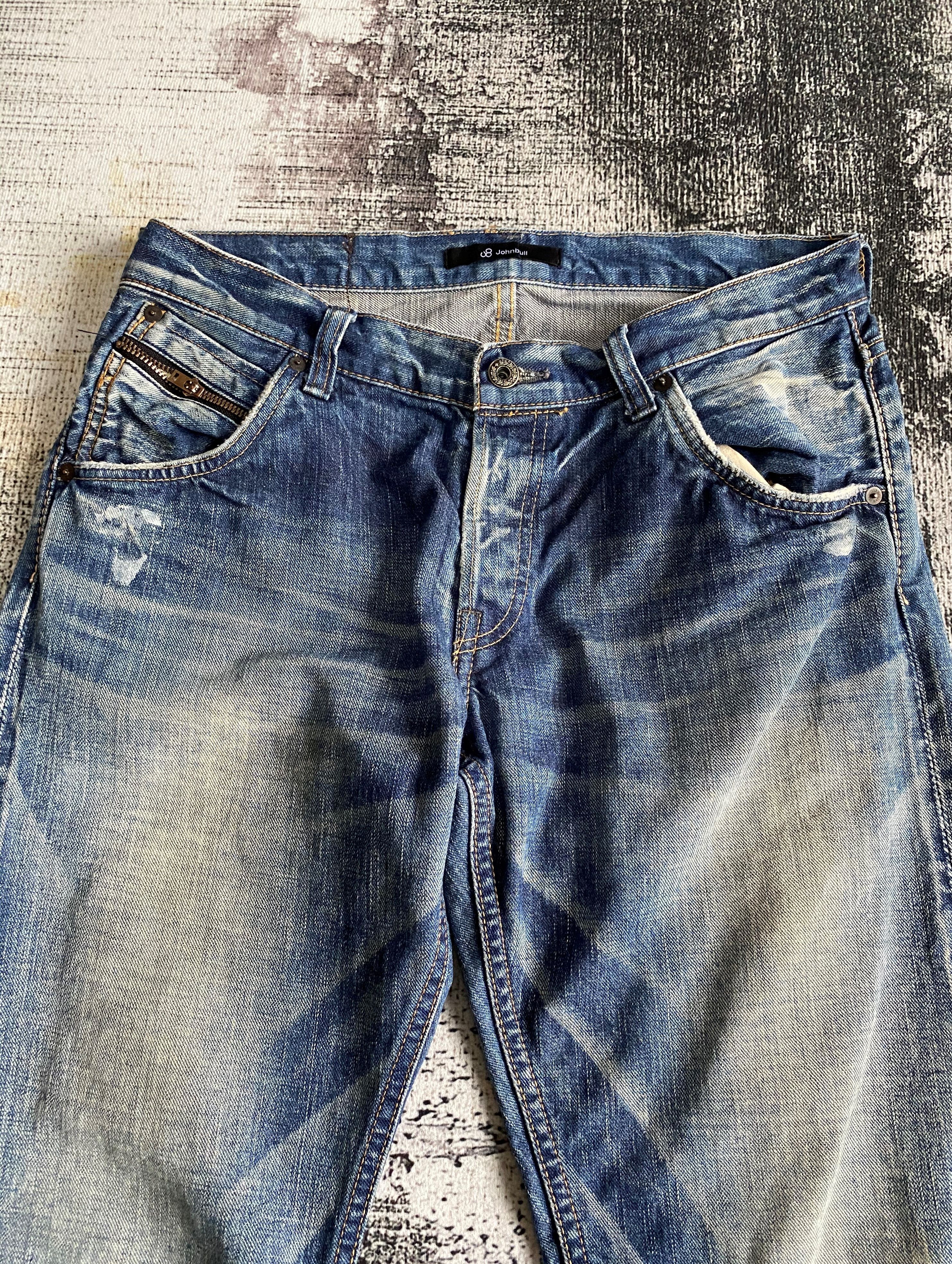 Johnbull Vintage Johnbull Redline Selvedge Splash Distressed Denim Size US 32 / EU 48 - 7 Thumbnail