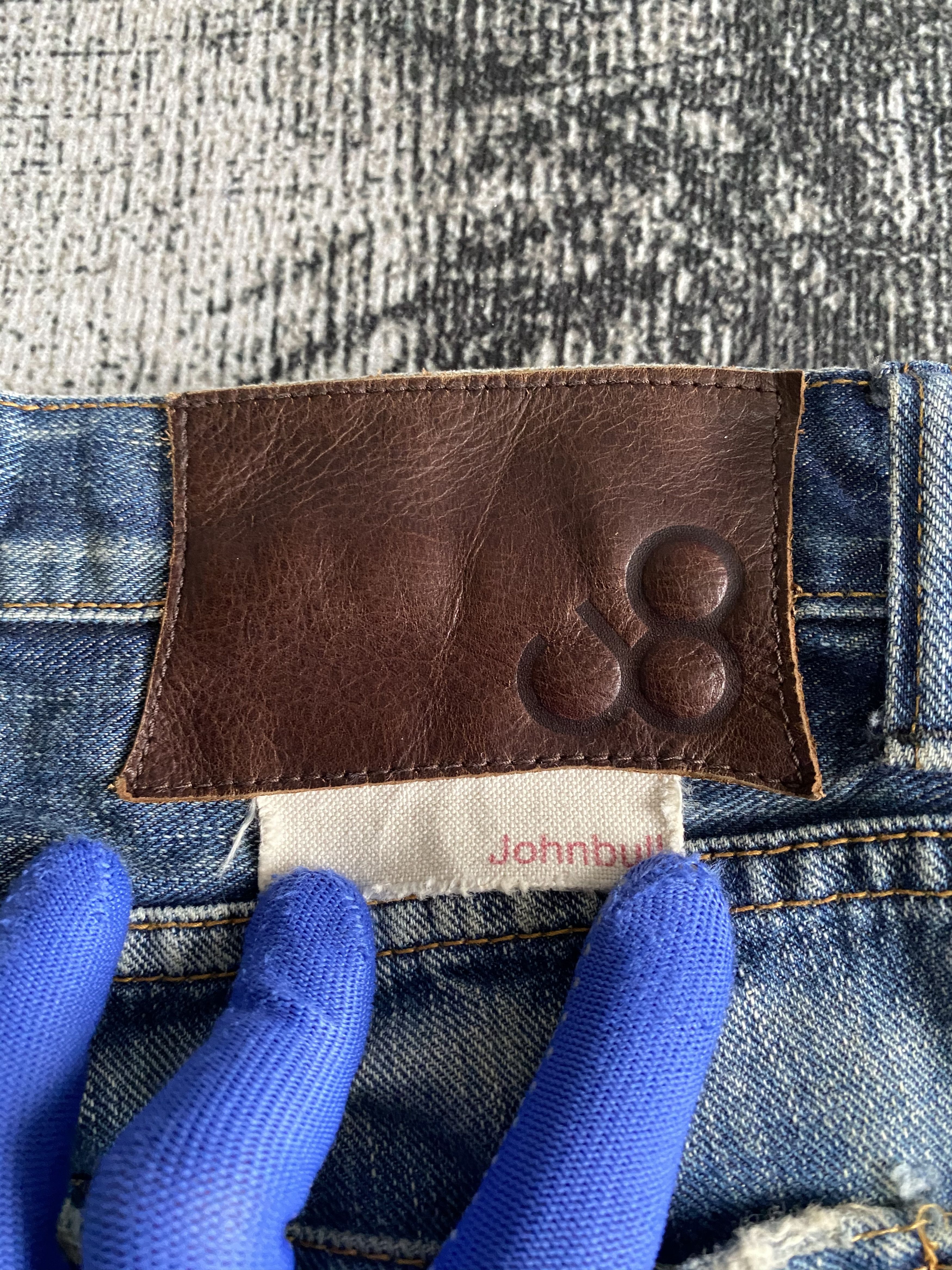 Johnbull Vintage Johnbull Redline Selvedge Splash Distressed Denim Size US 32 / EU 48 - 16 Thumbnail