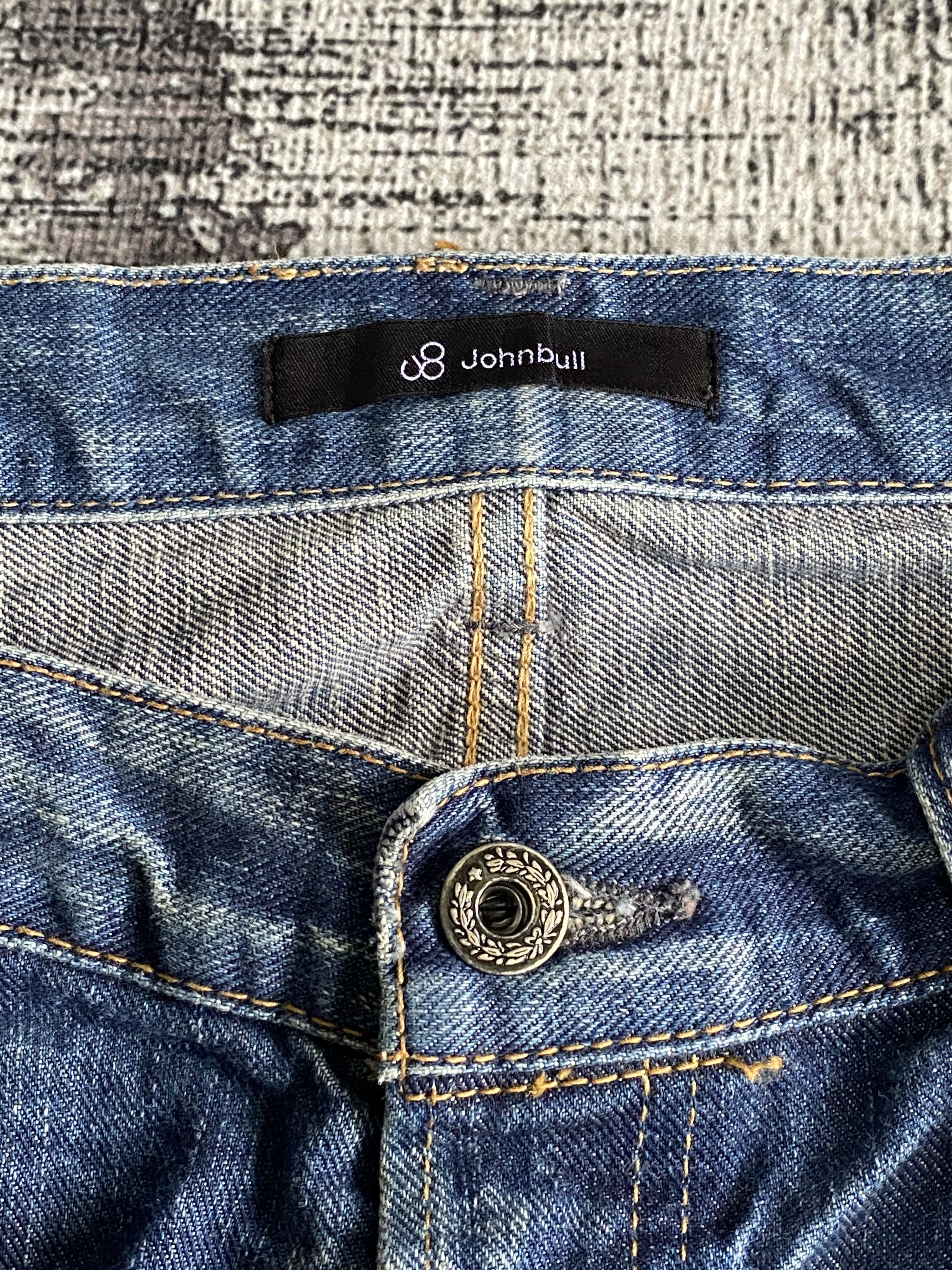 Johnbull Vintage Johnbull Redline Selvedge Splash Distressed Denim Size US 32 / EU 48 - 9 Thumbnail