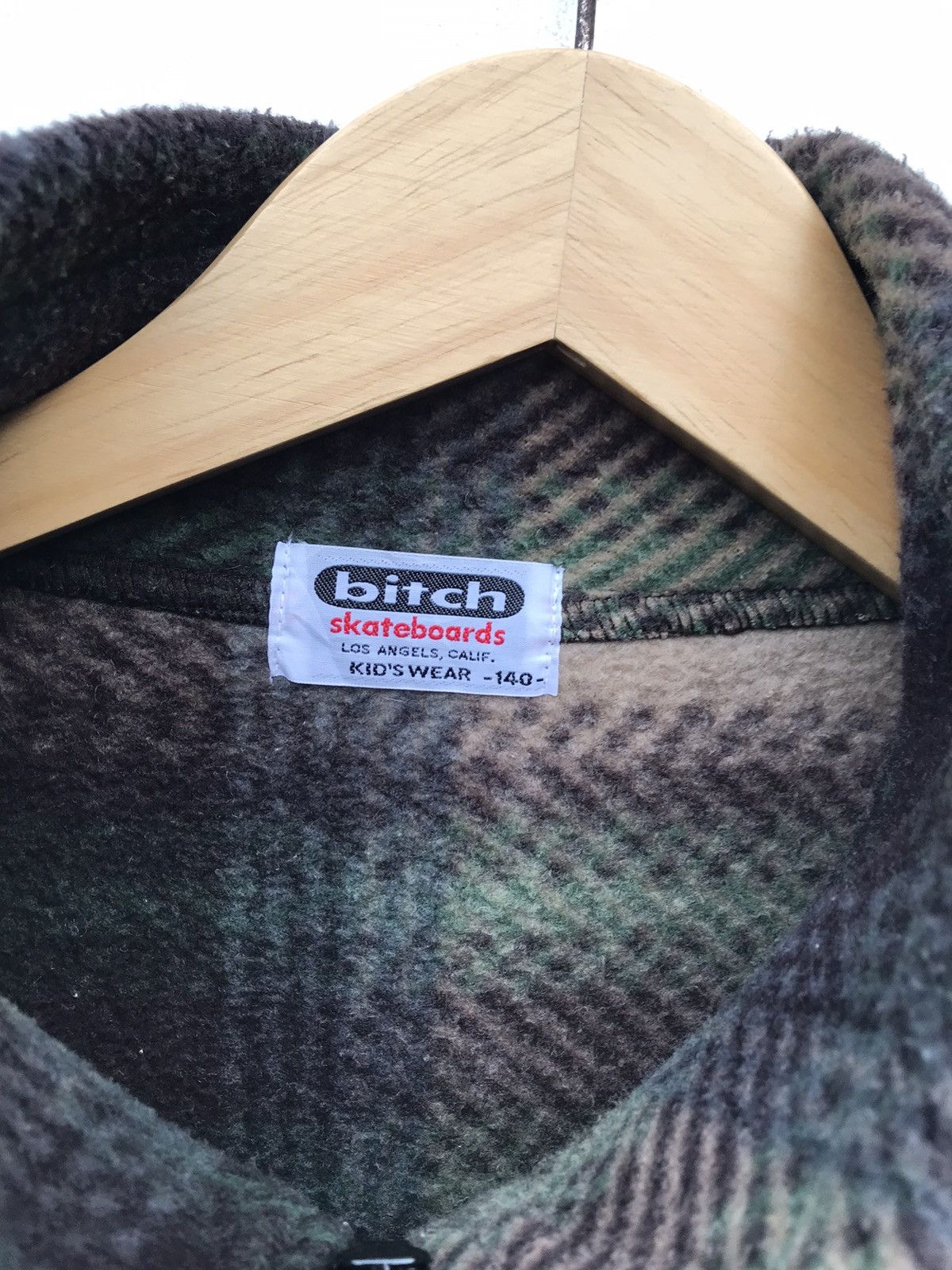 Vintage Vintage Bitch Plaid Zipper Skate Sweater Size US M / EU 48-50 / 2 - 2 Thumbnail