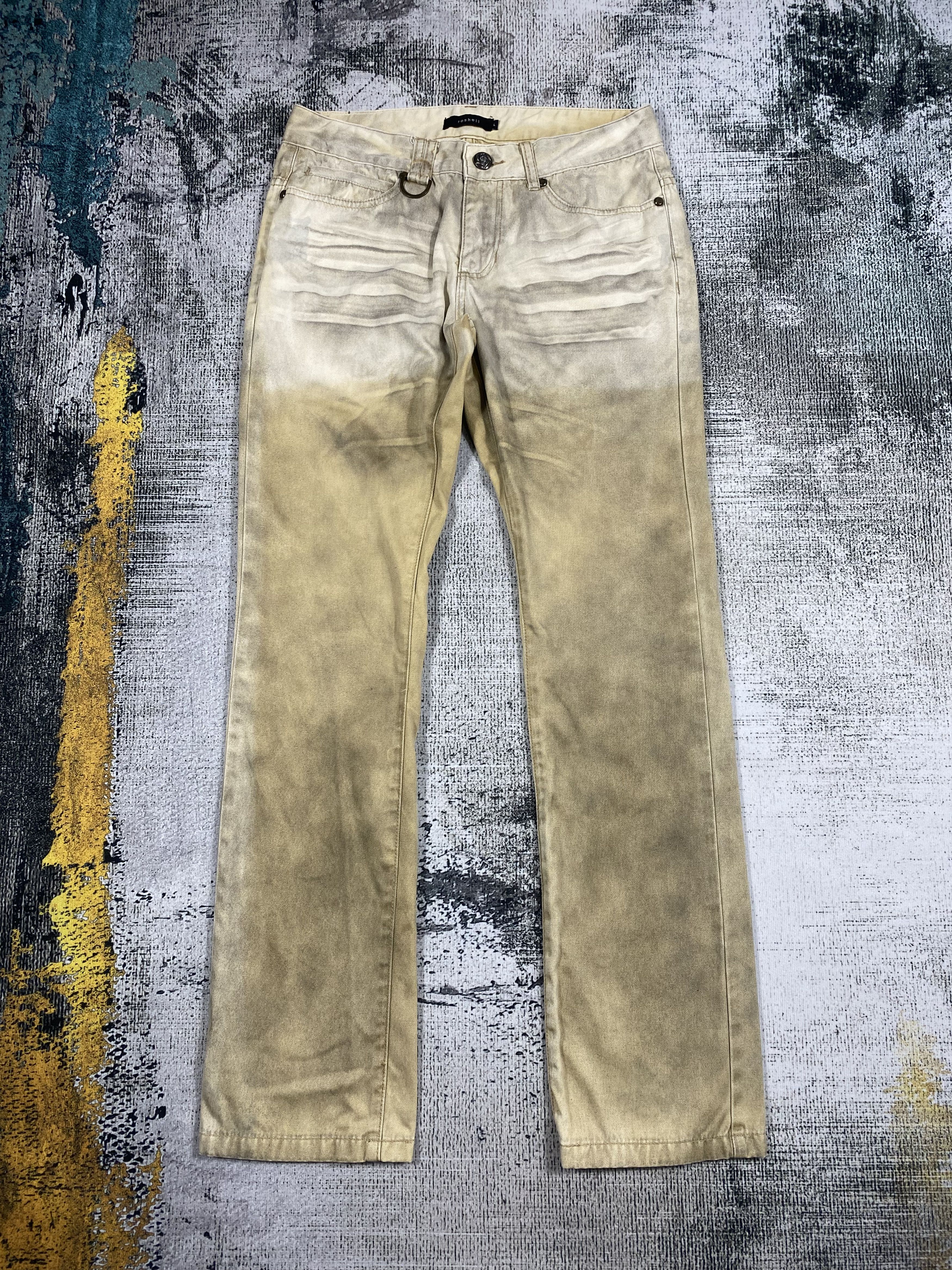 Japanese Brand RARE🔥Japanese Roshell Rusty Washed Distressed Denim Size US 30 / EU 46 - 1 Thumbnail