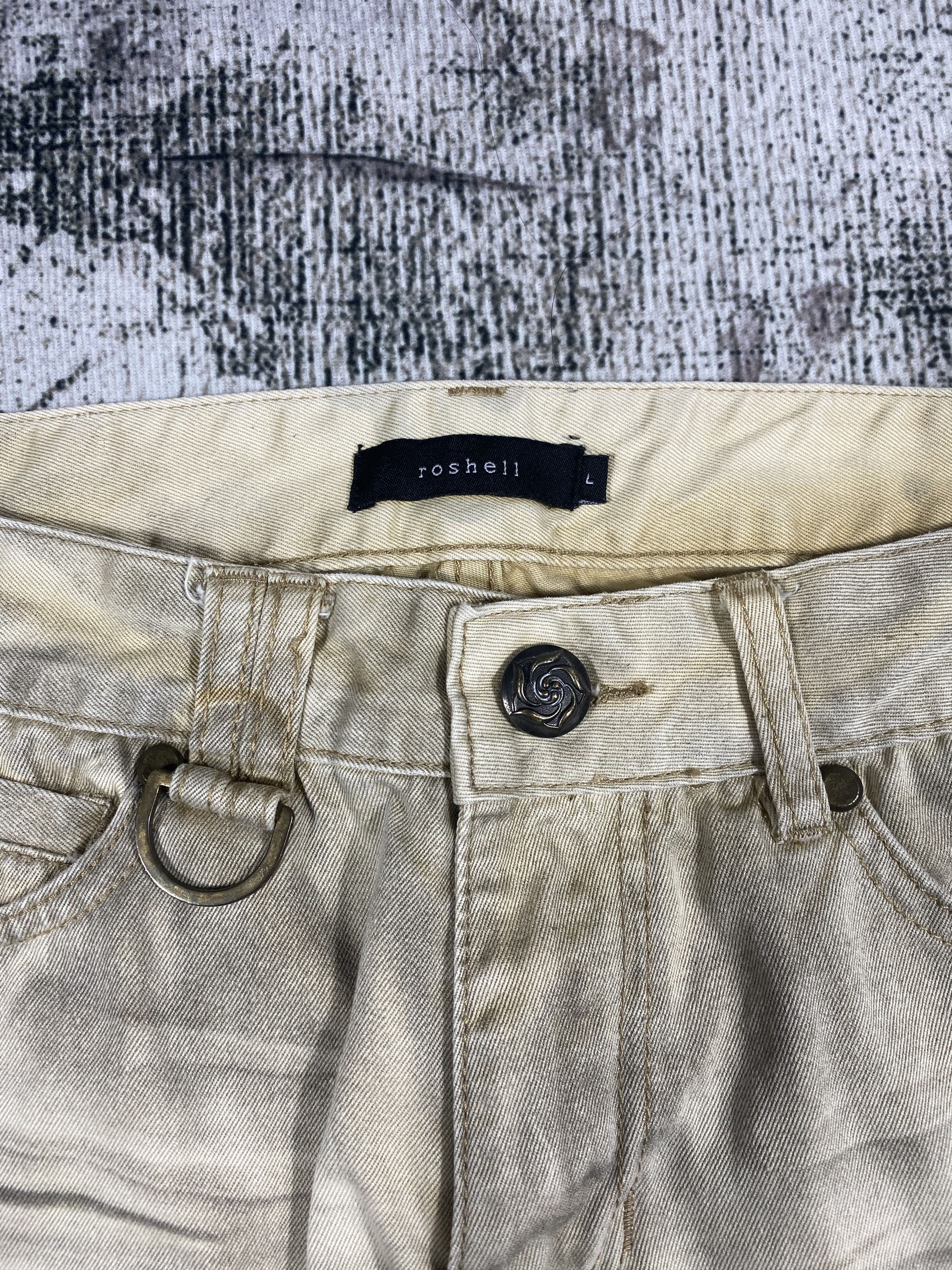 Japanese Brand RARE🔥Japanese Roshell Rusty Washed Distressed Denim Size US 30 / EU 46 - 4 Thumbnail