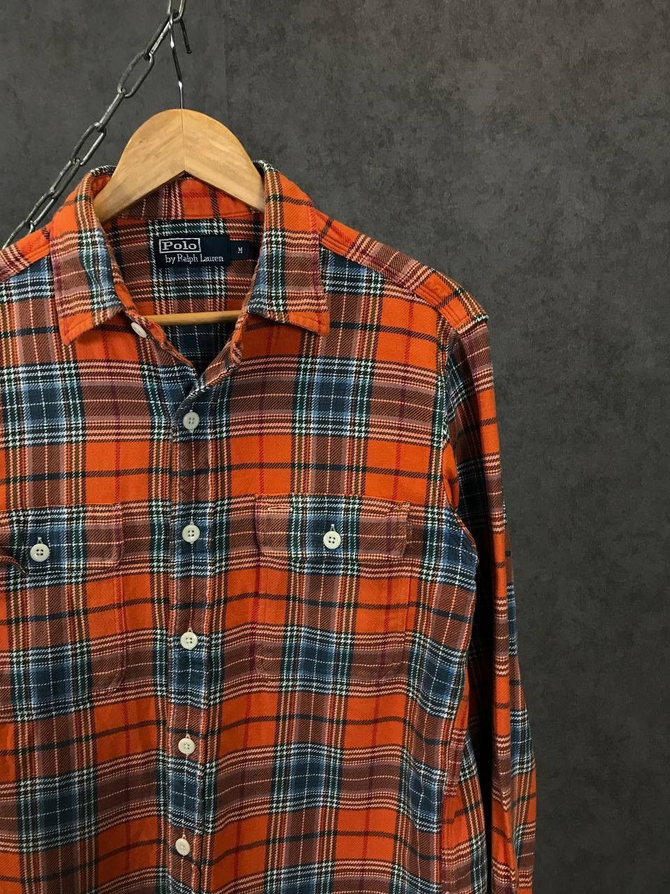 Polo Ralph Lauren Polo Ralph Lauren vintage flannel shirt Size US M / EU 48-50 / 2 - 2 Thumbnail
