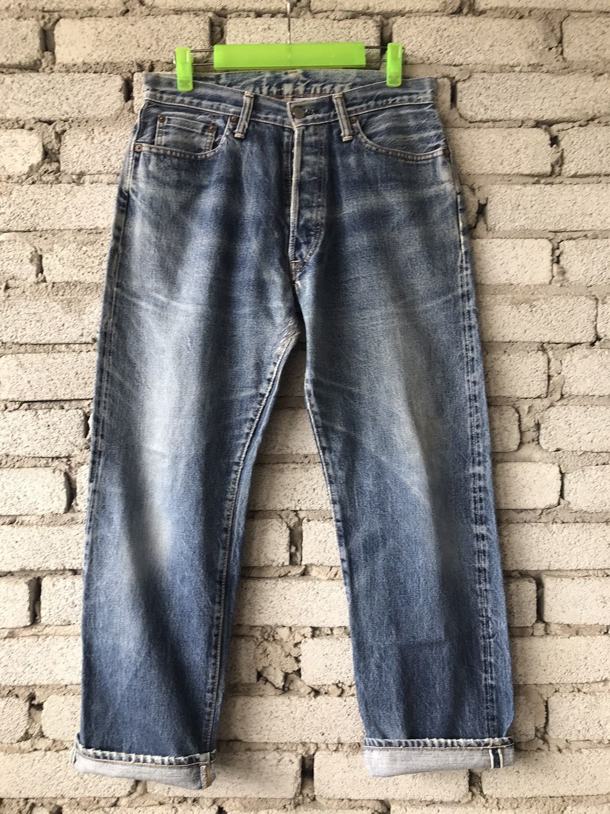 Studio D'Artisan Studio D’Artisan Buttonfly Selvedge Distressed Size US 31 - 1 Thumbnail