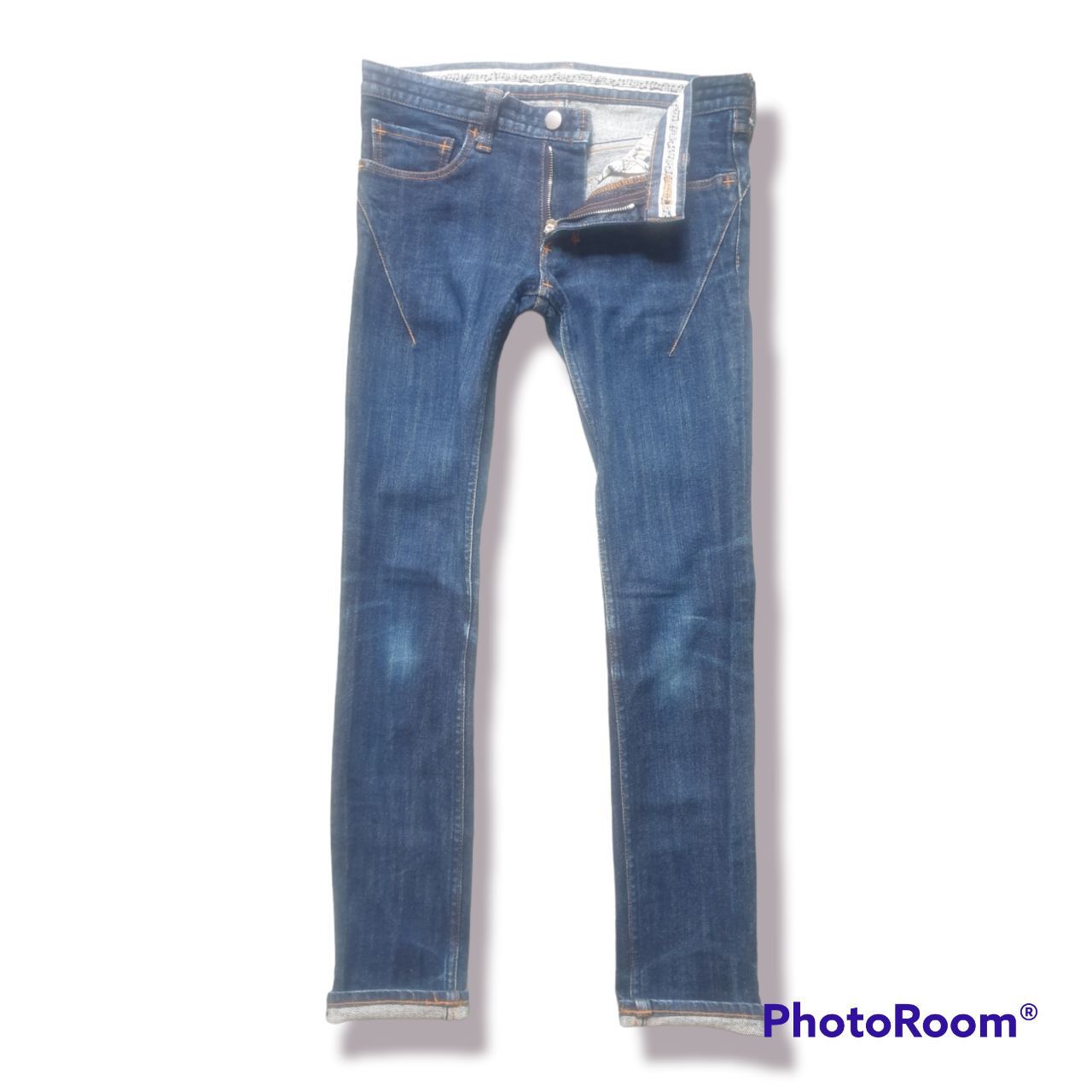 Takahiromiyashita The Soloist. Number (N)ine Stretchable Skinny Denim Pants Size 30" / US 8 / IT 44 - 1 Thumbnail