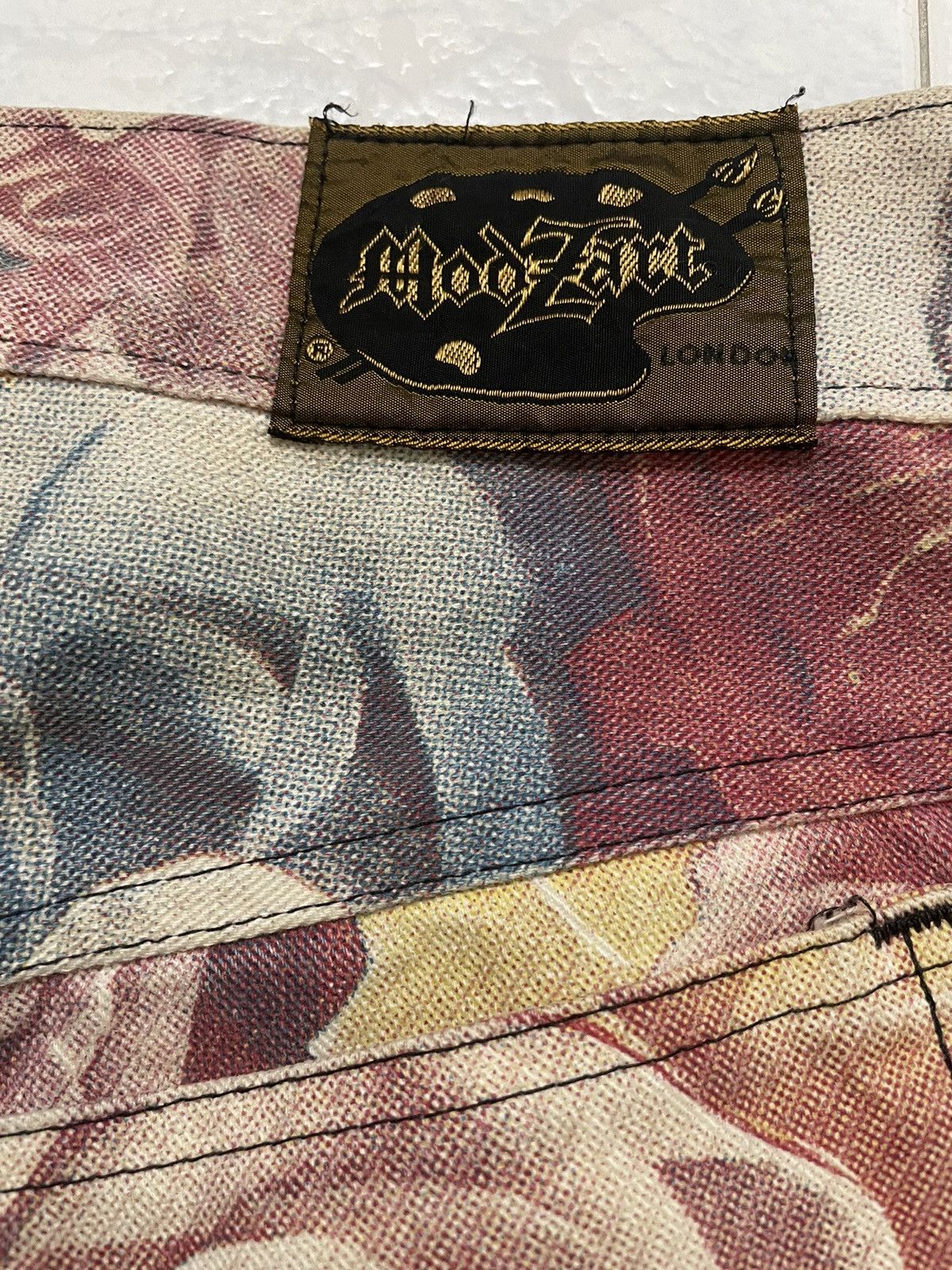 Japanese Brand × Vintage Vintage Modzart Over Print Rose Pants Size US 29 - 9 Thumbnail