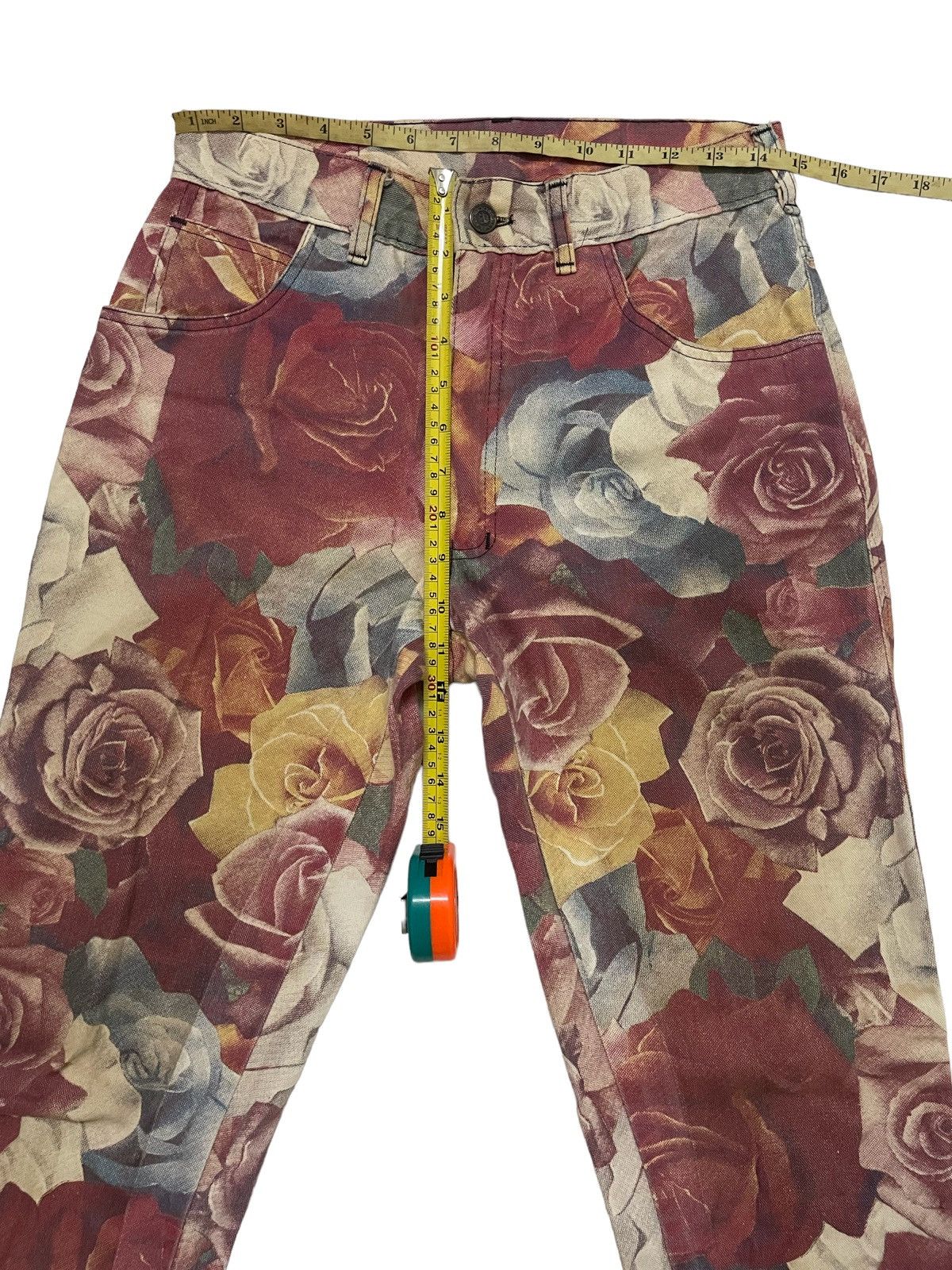 Japanese Brand × Vintage Vintage Modzart Over Print Rose Pants Size US 29 - 3 Thumbnail