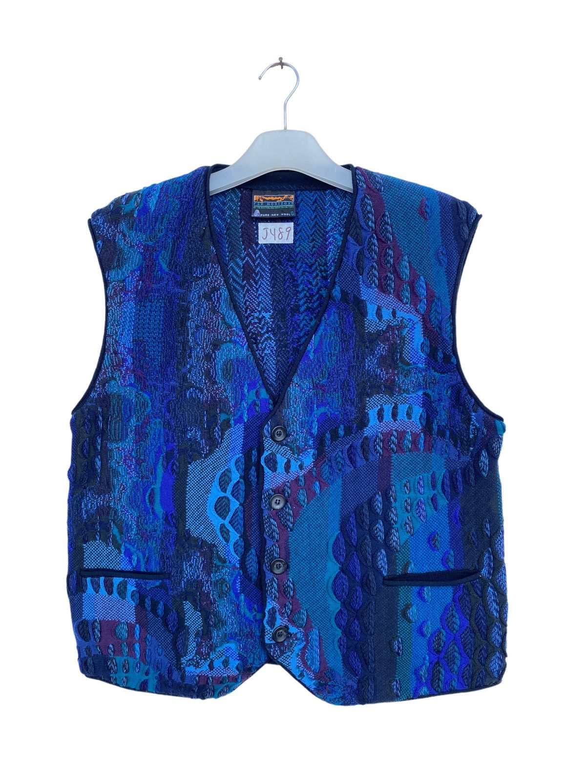 Vintage Vintage Far Horizons Australia Coogi 3D Knit Inspired Vest Size US M / EU 48-50 / 2 - 1 Thumbnail