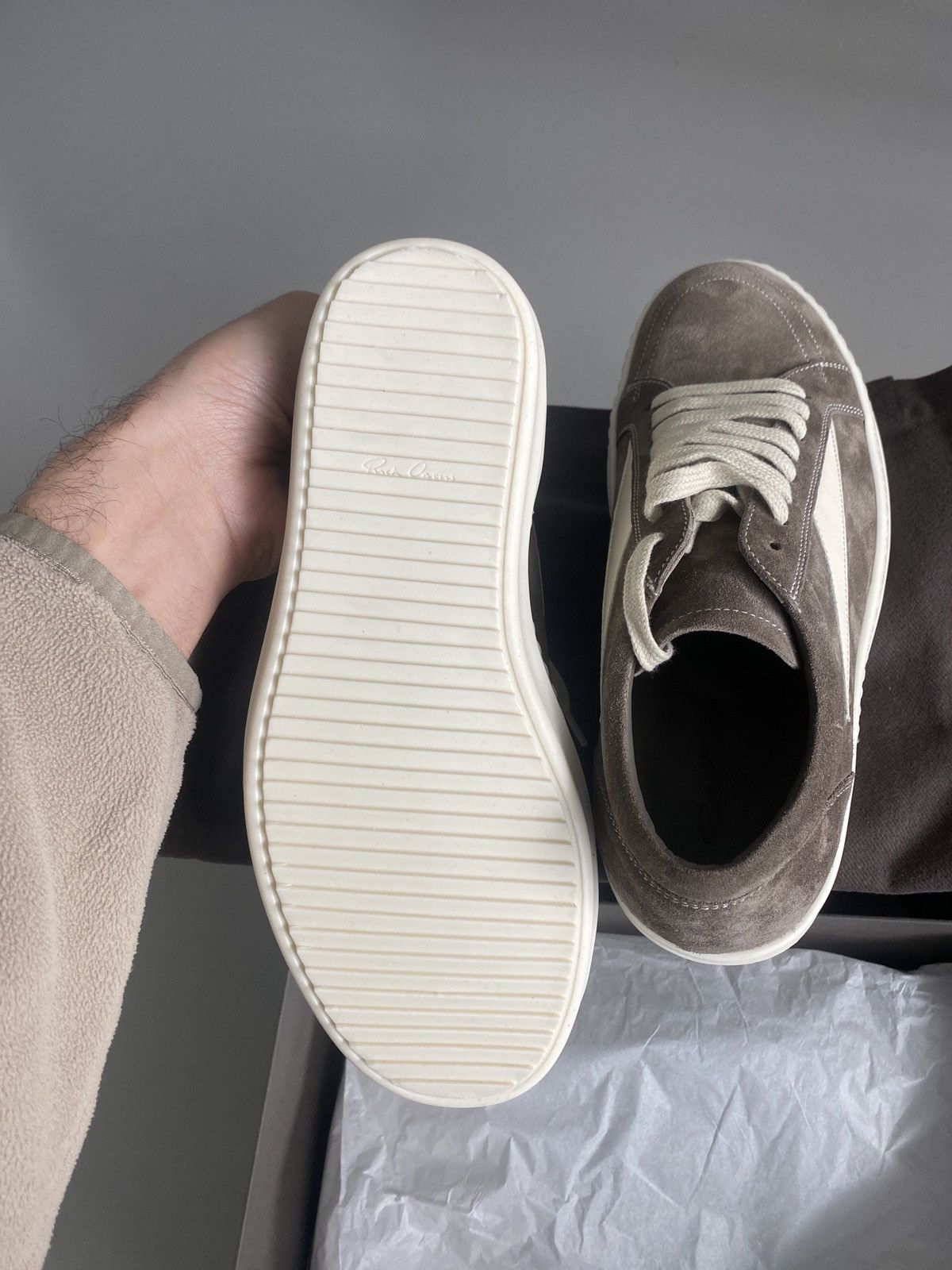 Rick Owens Strobe suede brown vans Size US 7 / EU 40 - 4 Thumbnail