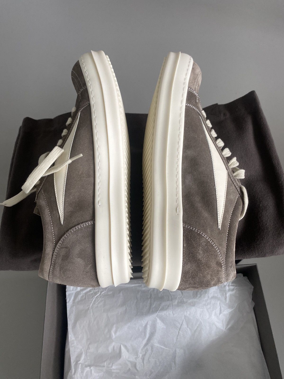 Rick Owens Strobe suede brown vans Size US 7 / EU 40 - 6 Thumbnail