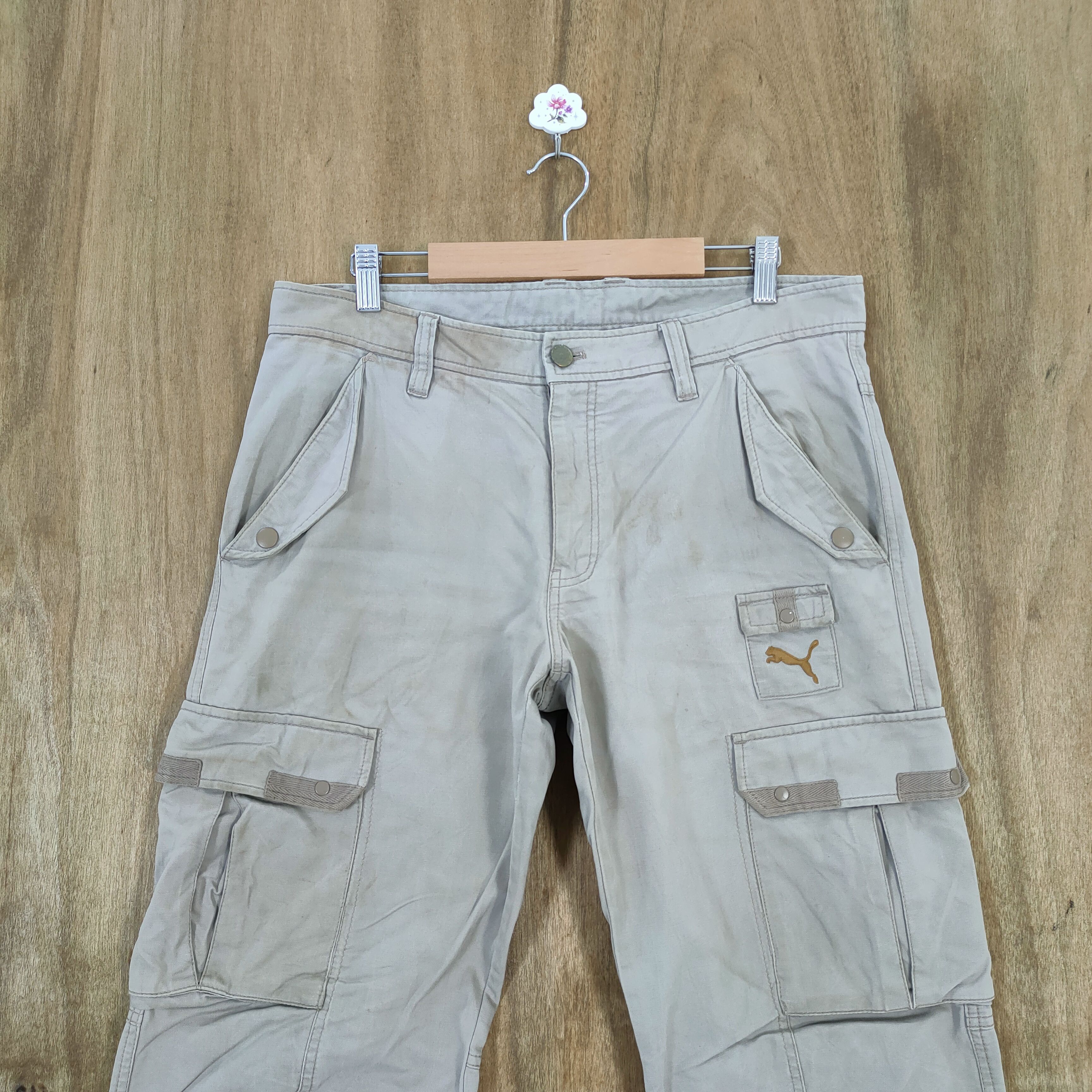 Puma PUMA WORKWEAR RUSTY FADED CARGO PANTS Size US 34 / EU 50 - 4 Thumbnail