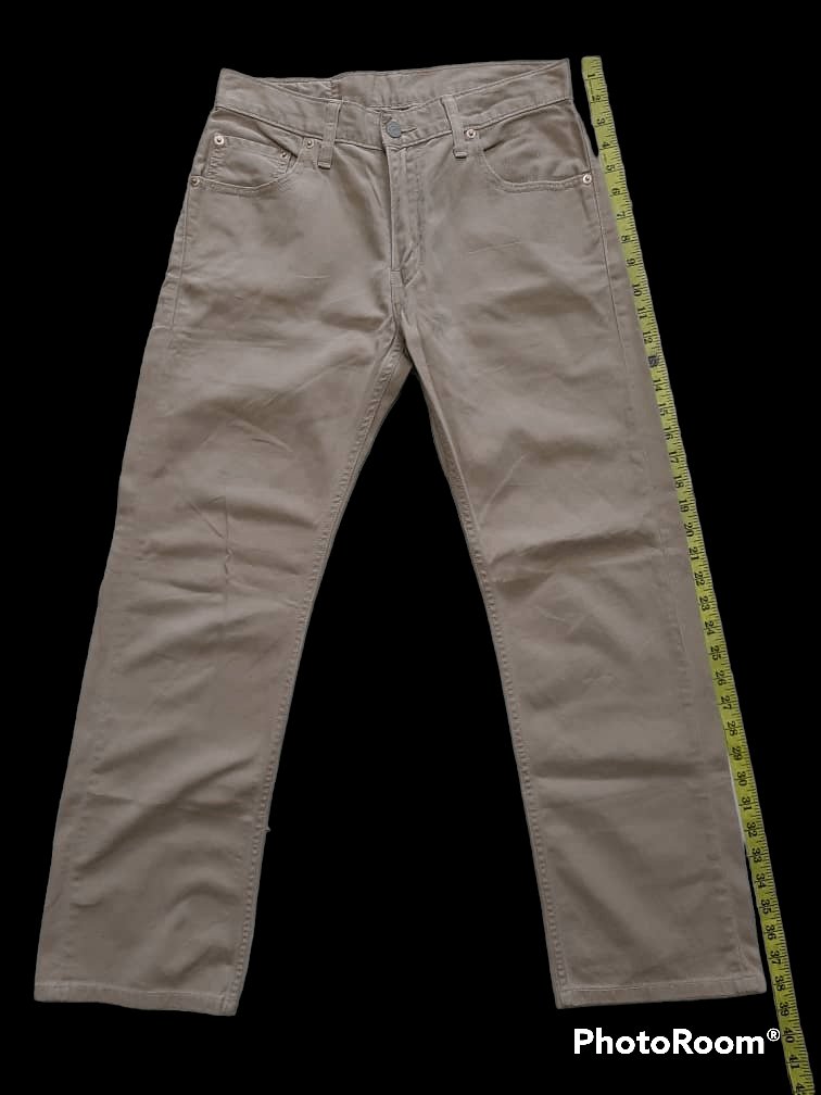 Iconic Levis 505 Denim Leather Patch