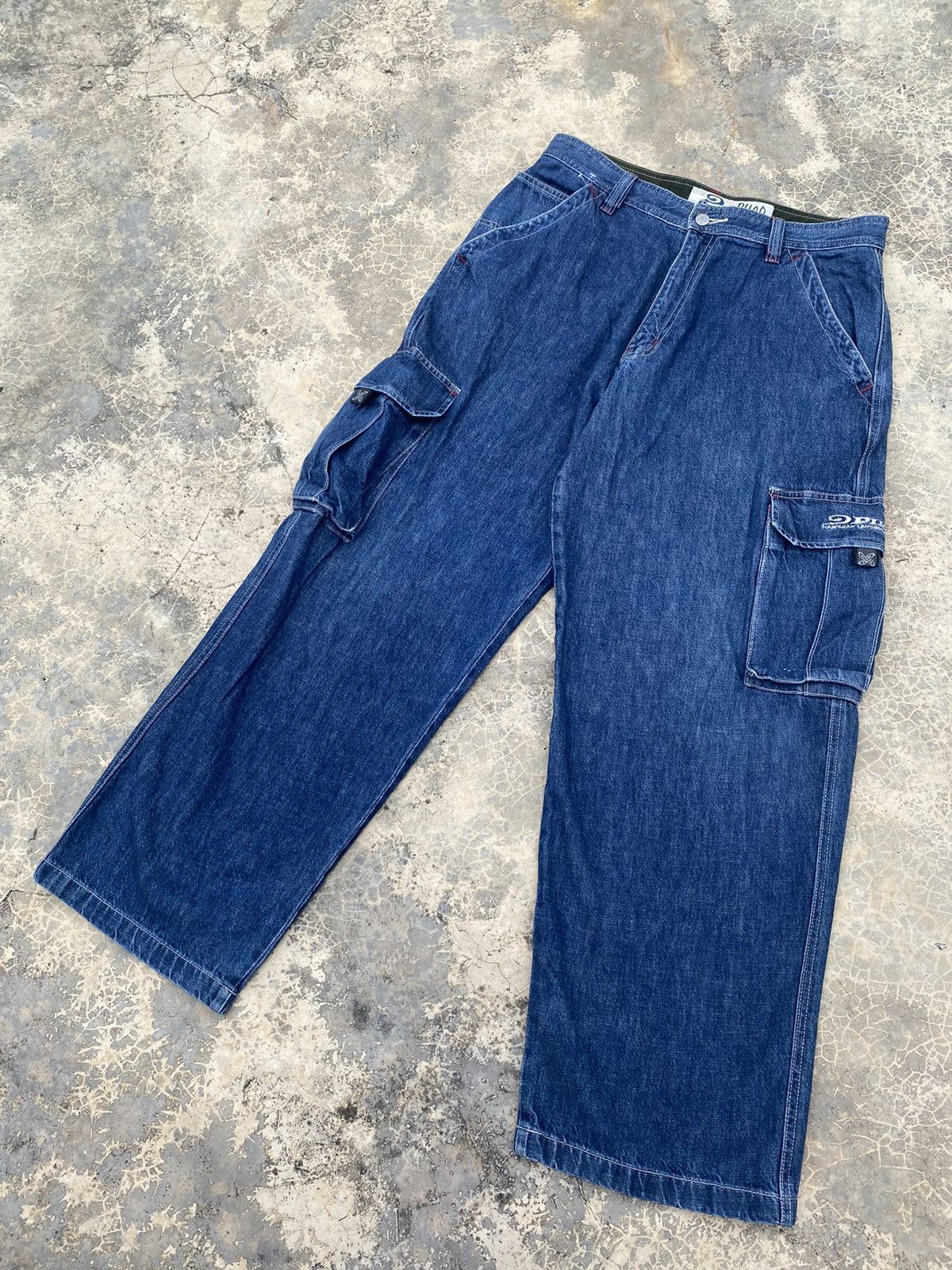 Japanese Brand Vintage Piko Denim Cargo Pant Size US 33 - 1 Thumbnail