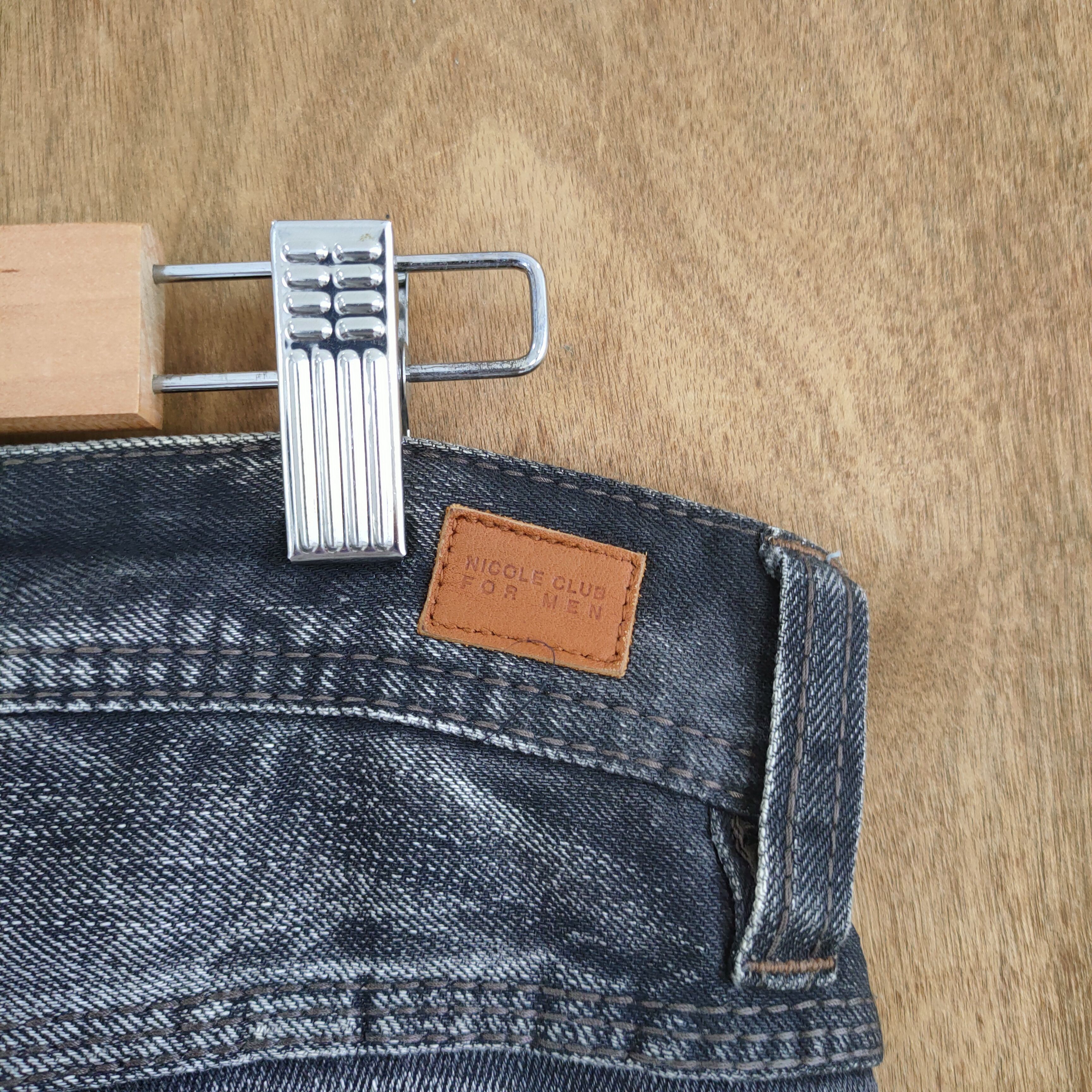 Japanese Brand 10 POCKET NICOLE CLUB DISTRESSED KNEE CARGO PANTS Size US 32 / EU 48 - 13 Thumbnail