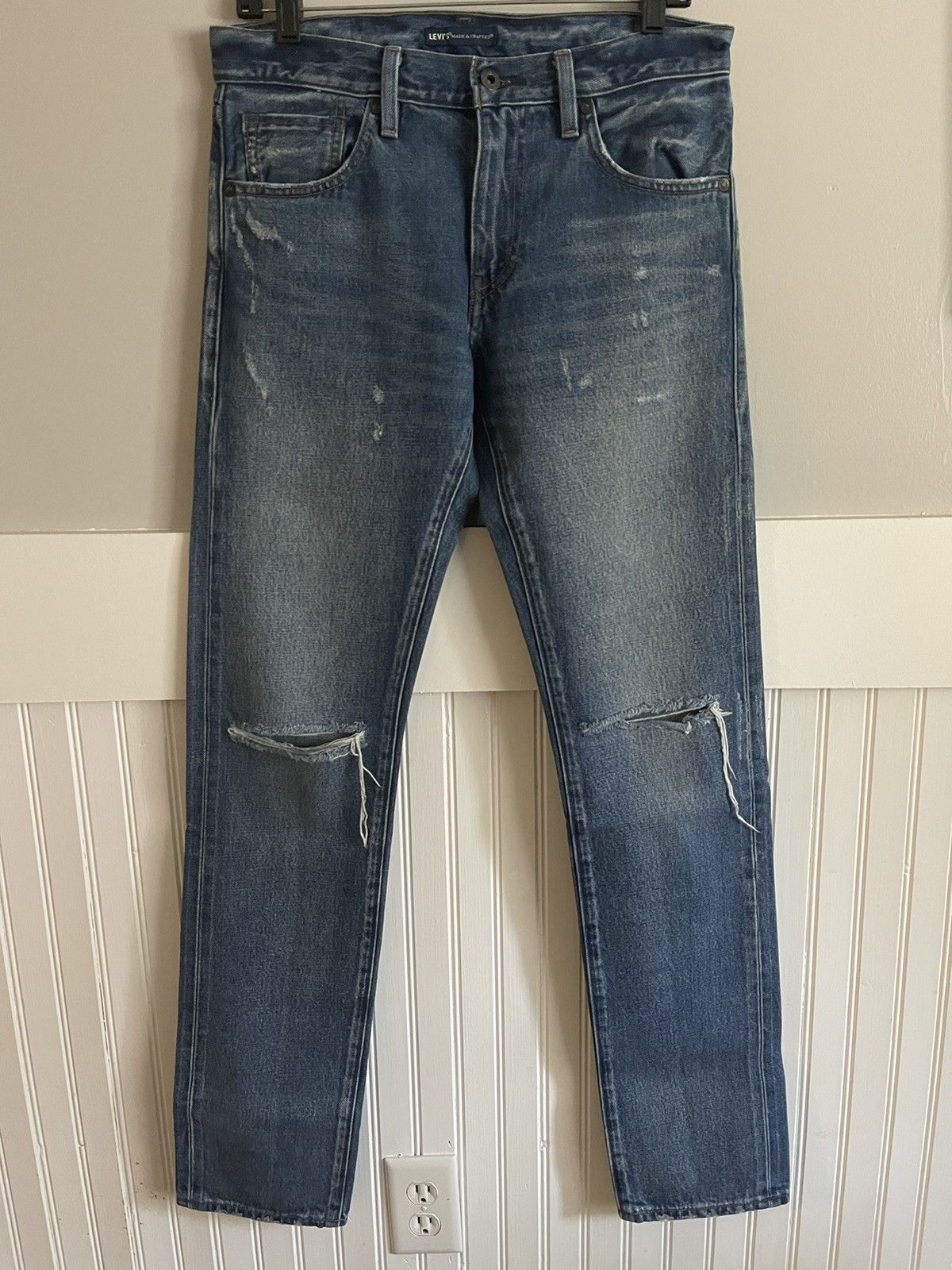 Levi's Made & Crafted Made in Japan 511 Slim Selvedge 30x34 Size US 30 / EU 46 - 1 Thumbnail