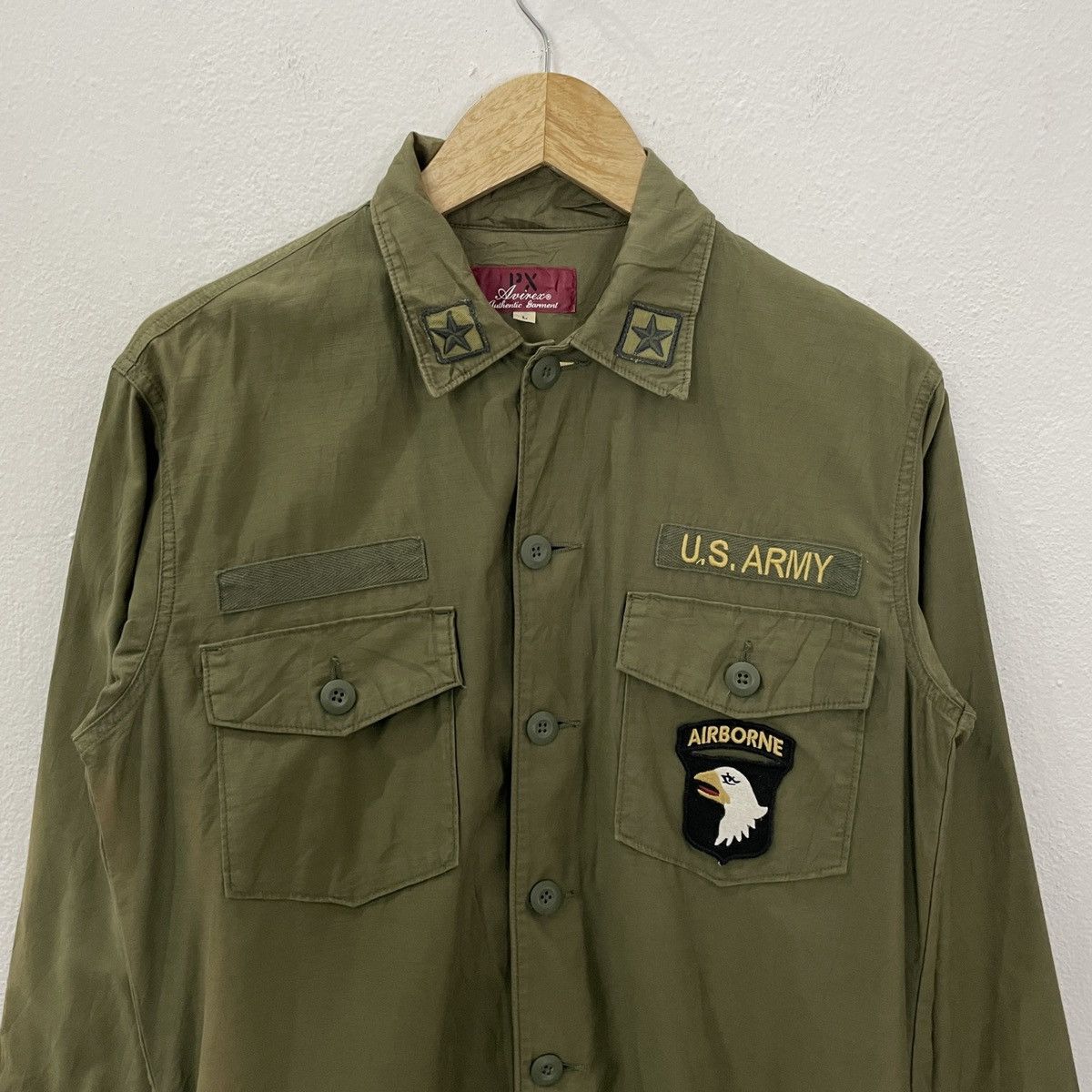 Avirex Vintage Avirex Us Army Airbone Faded Jacket Size XL / US 12-14 / IT 48-50 - 4 Thumbnail