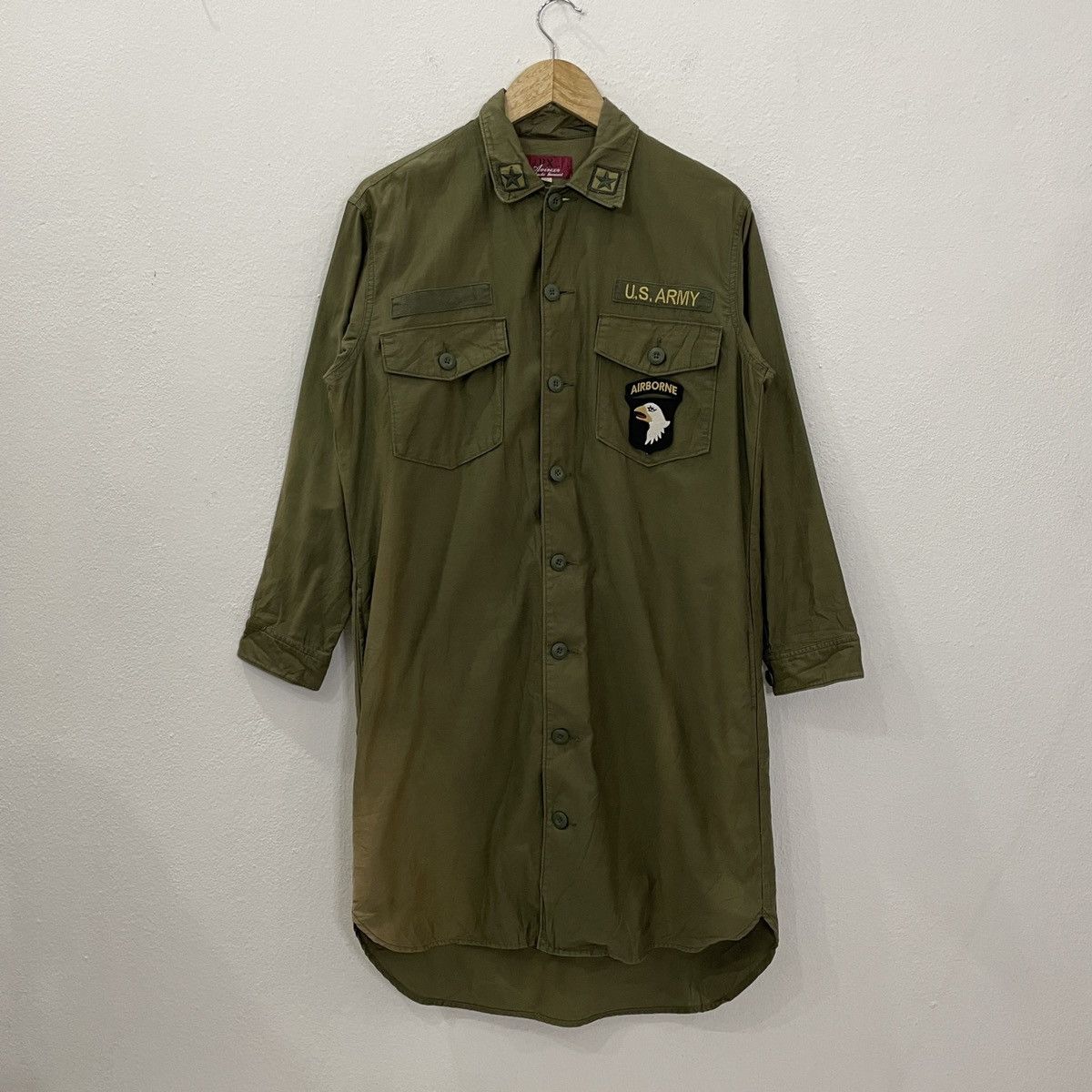 Avirex Vintage Avirex Us Army Airbone Faded Jacket Size XL / US 12-14 / IT 48-50 - 1 Thumbnail