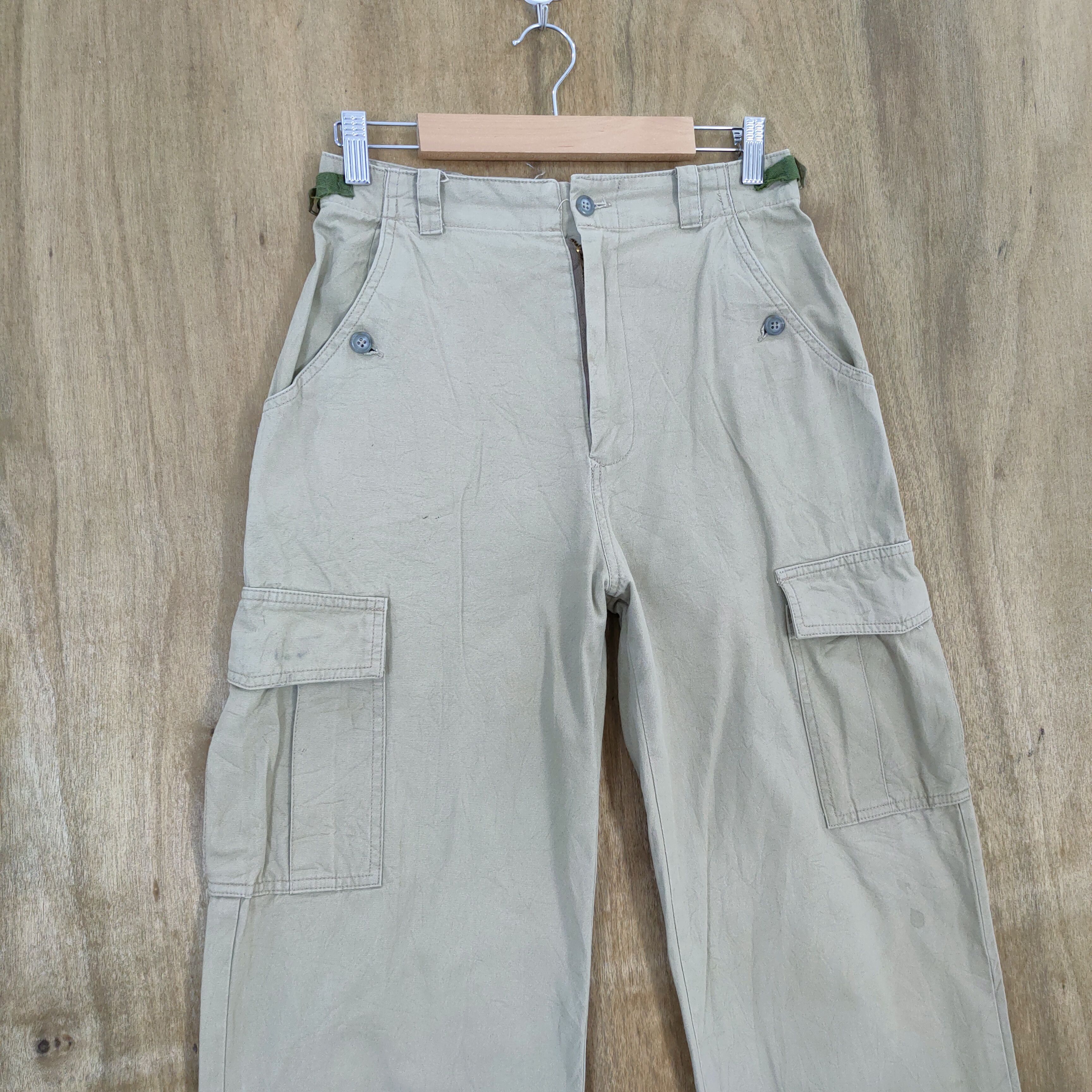 Designer × Japanese Brand ALGAFA BAGGY CARGO PANTS Size US 26 / EU 42 - 4 Thumbnail