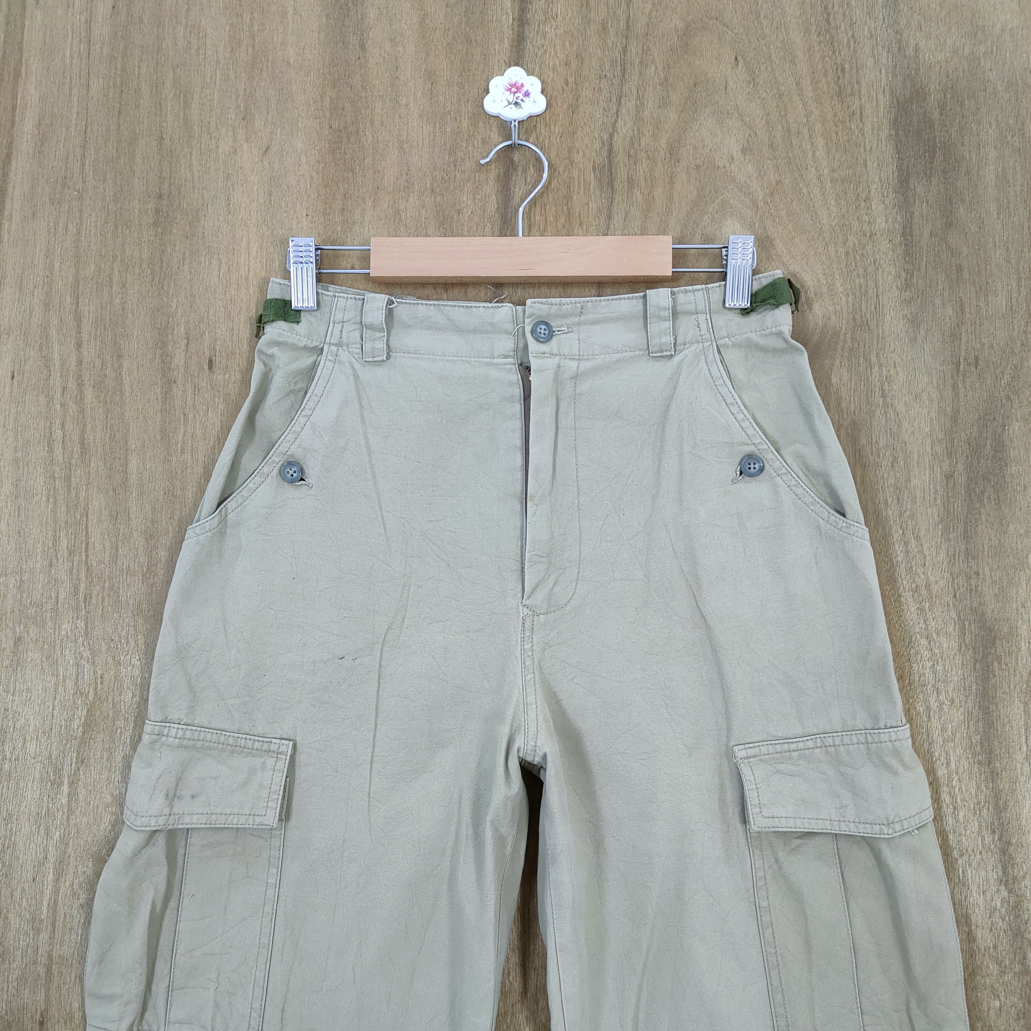 Designer × Japanese Brand ALGAFA BAGGY CARGO PANTS Size US 26 / EU 42 - 2 Thumbnail