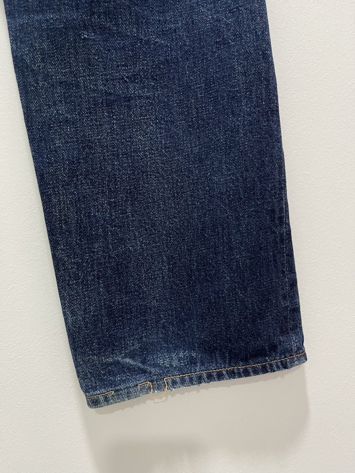 Denime × Japanese Brand × Vintage JAPANESE DENIME SELVEDGE DISTRESSED DENIM JEANS Size US 30 / EU 46 - 14 Thumbnail