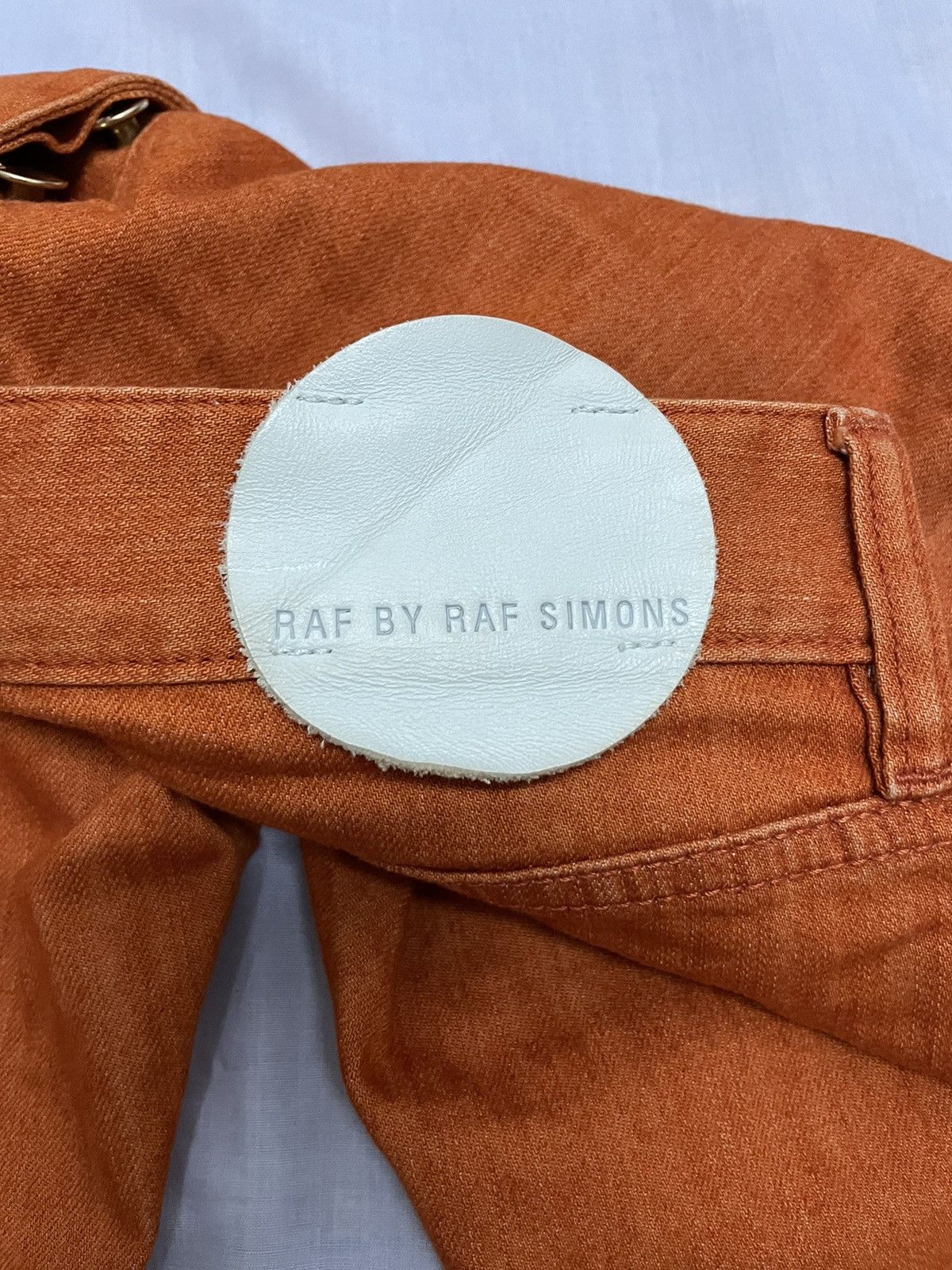 Raf by Raf Simons RAF by Raf Simons Orange Dye Lightweight Denim Jeans 30 Size US 30 / EU 46 - 10 Thumbnail