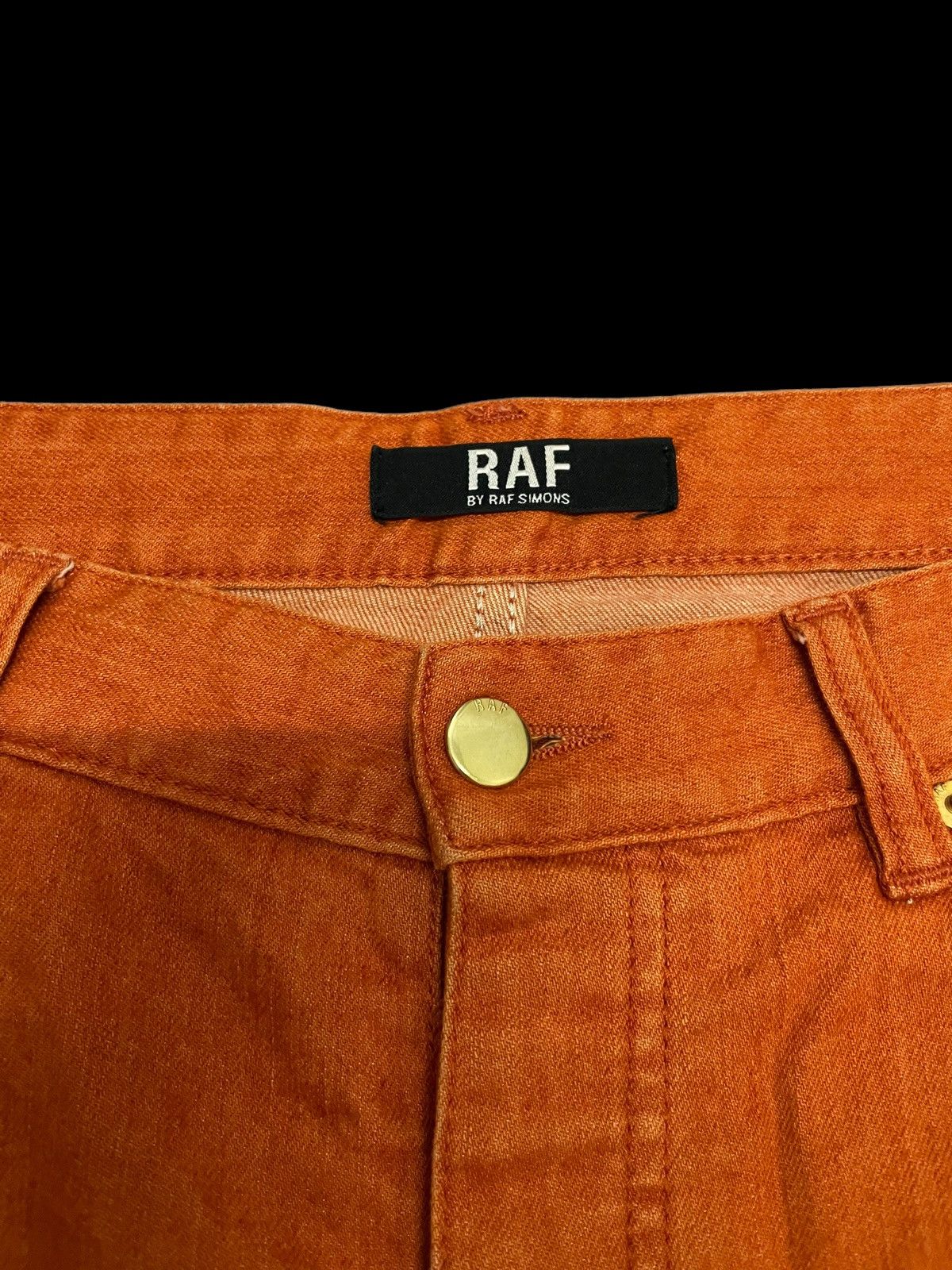 Raf by Raf Simons RAF by Raf Simons Orange Dye Lightweight Denim Jeans 30 Size US 30 / EU 46 - 5 Thumbnail