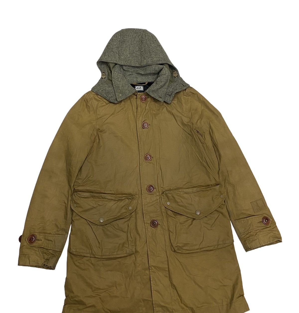 C.P. Company × Massimo Osti 💥ARCHIVE C.P. COMPANY MTP LINER WAXED PARKA JACKET Size US M / EU 48-50 / 2 - 12 Thumbnail