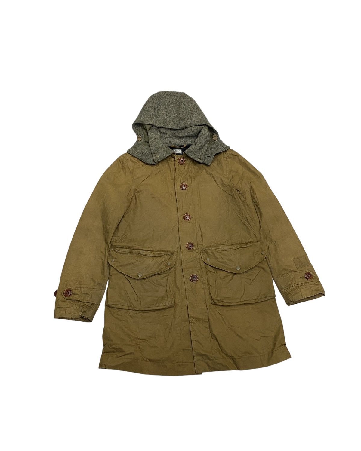 C.P. Company × Massimo Osti 💥ARCHIVE C.P. COMPANY MTP LINER WAXED PARKA JACKET Size US M / EU 48-50 / 2 - 11 Thumbnail
