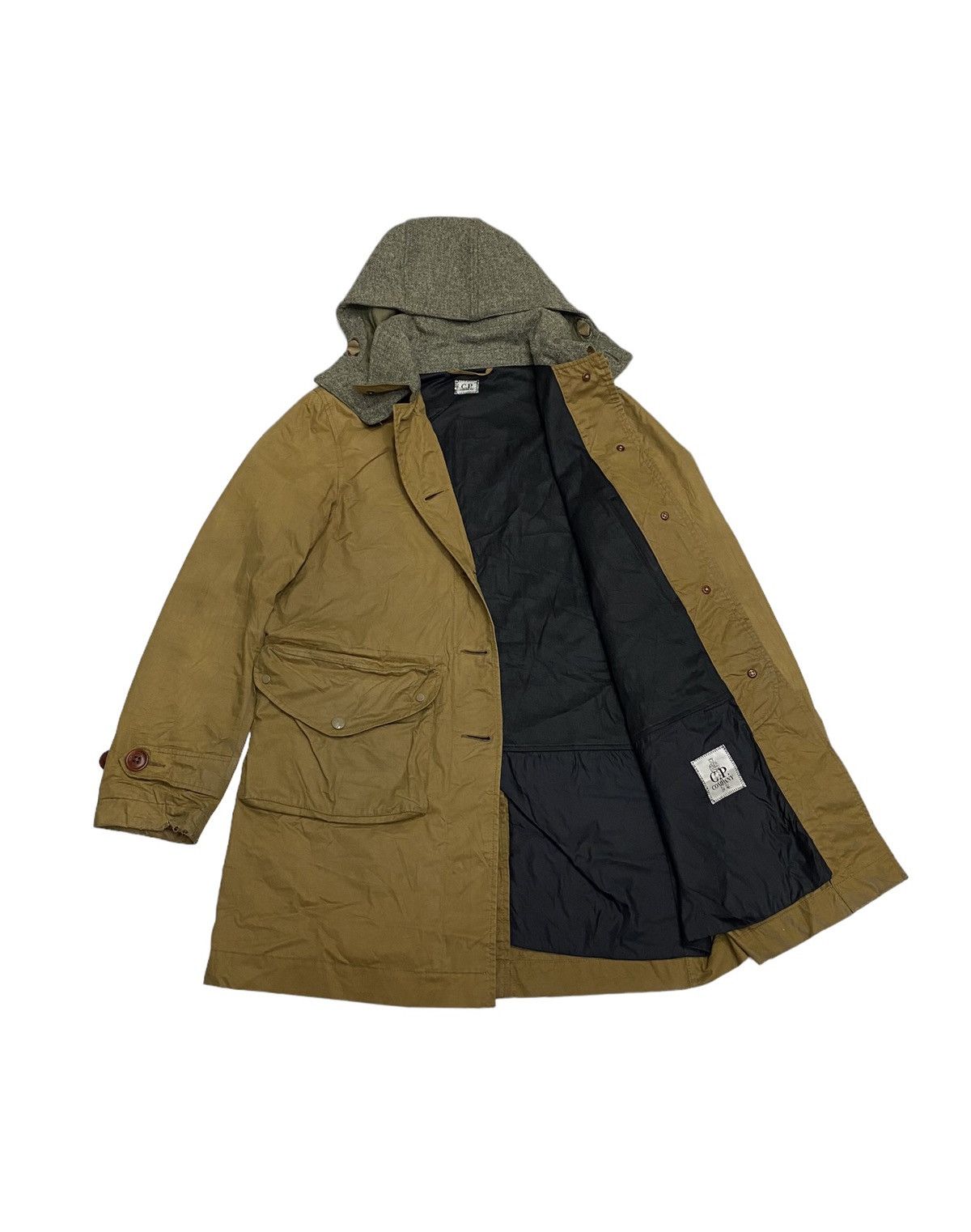 C.P. Company × Massimo Osti 💥ARCHIVE C.P. COMPANY MTP LINER WAXED PARKA JACKET Size US M / EU 48-50 / 2 - 15 Thumbnail