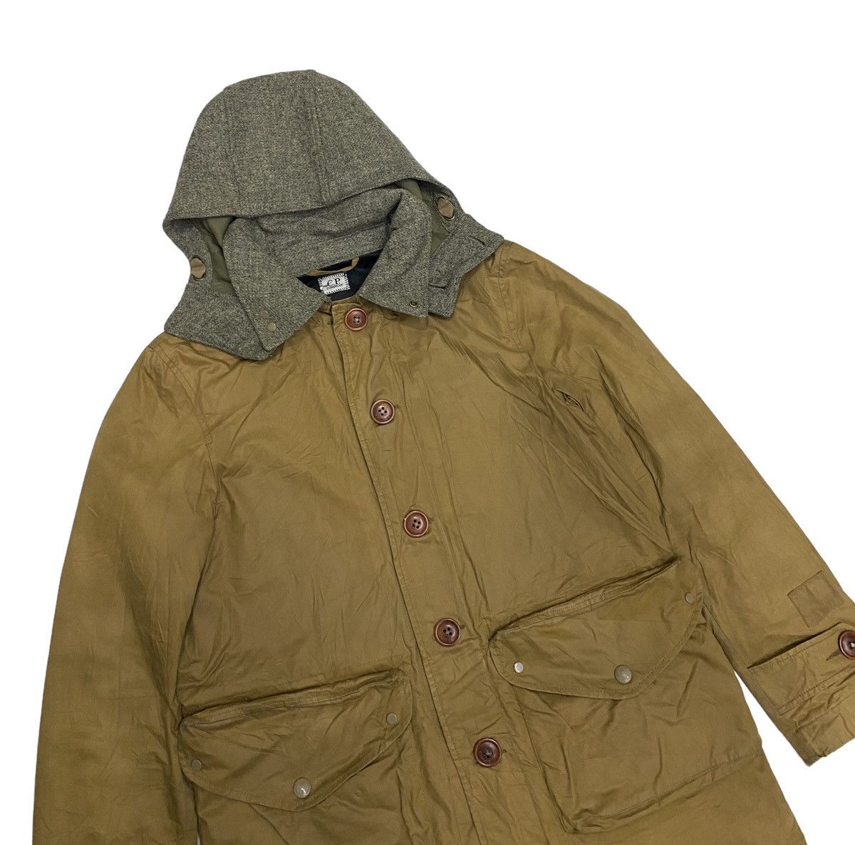 C.P. Company × Massimo Osti 💥ARCHIVE C.P. COMPANY MTP LINER WAXED PARKA JACKET Size US M / EU 48-50 / 2 - 9 Thumbnail