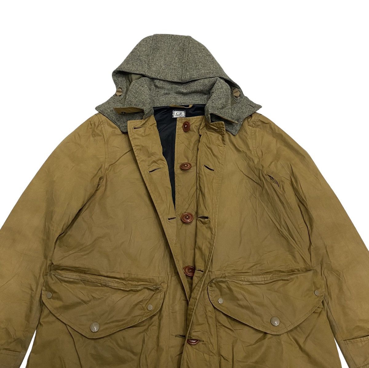 C.P. Company × Massimo Osti 💥ARCHIVE C.P. COMPANY MTP LINER WAXED PARKA JACKET Size US M / EU 48-50 / 2 - 7 Thumbnail