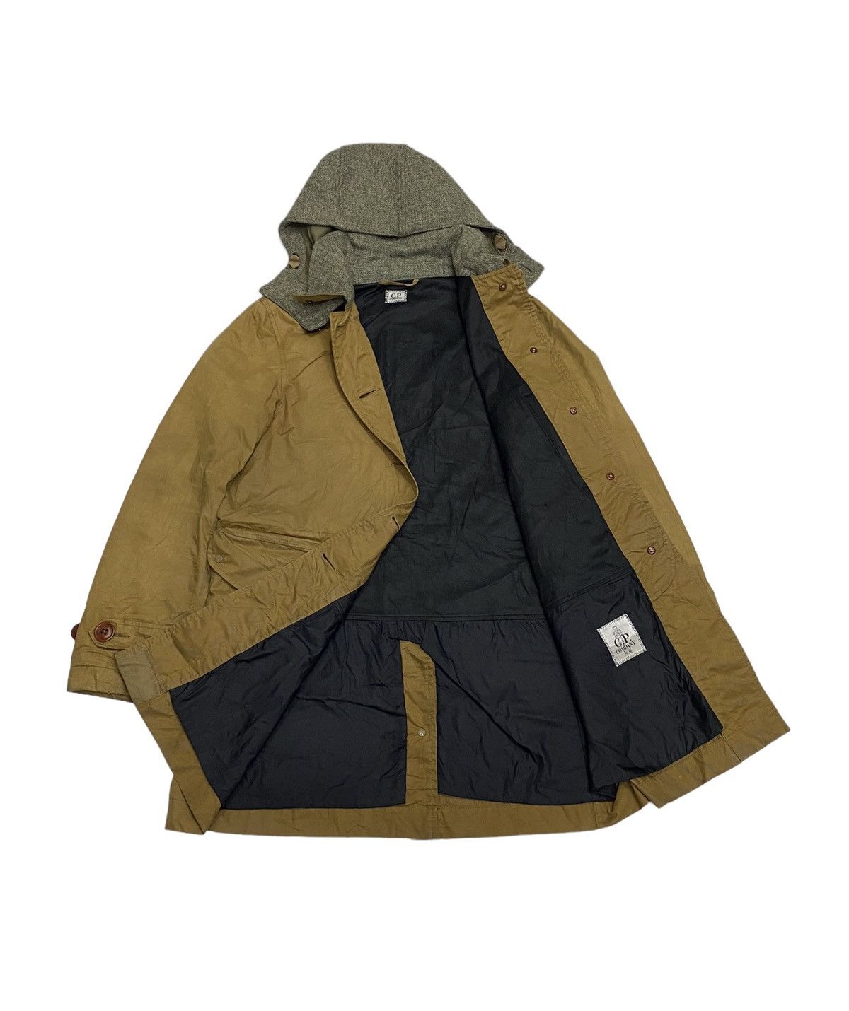 C.P. Company × Massimo Osti 💥ARCHIVE C.P. COMPANY MTP LINER WAXED PARKA JACKET Size US M / EU 48-50 / 2 - 5 Thumbnail