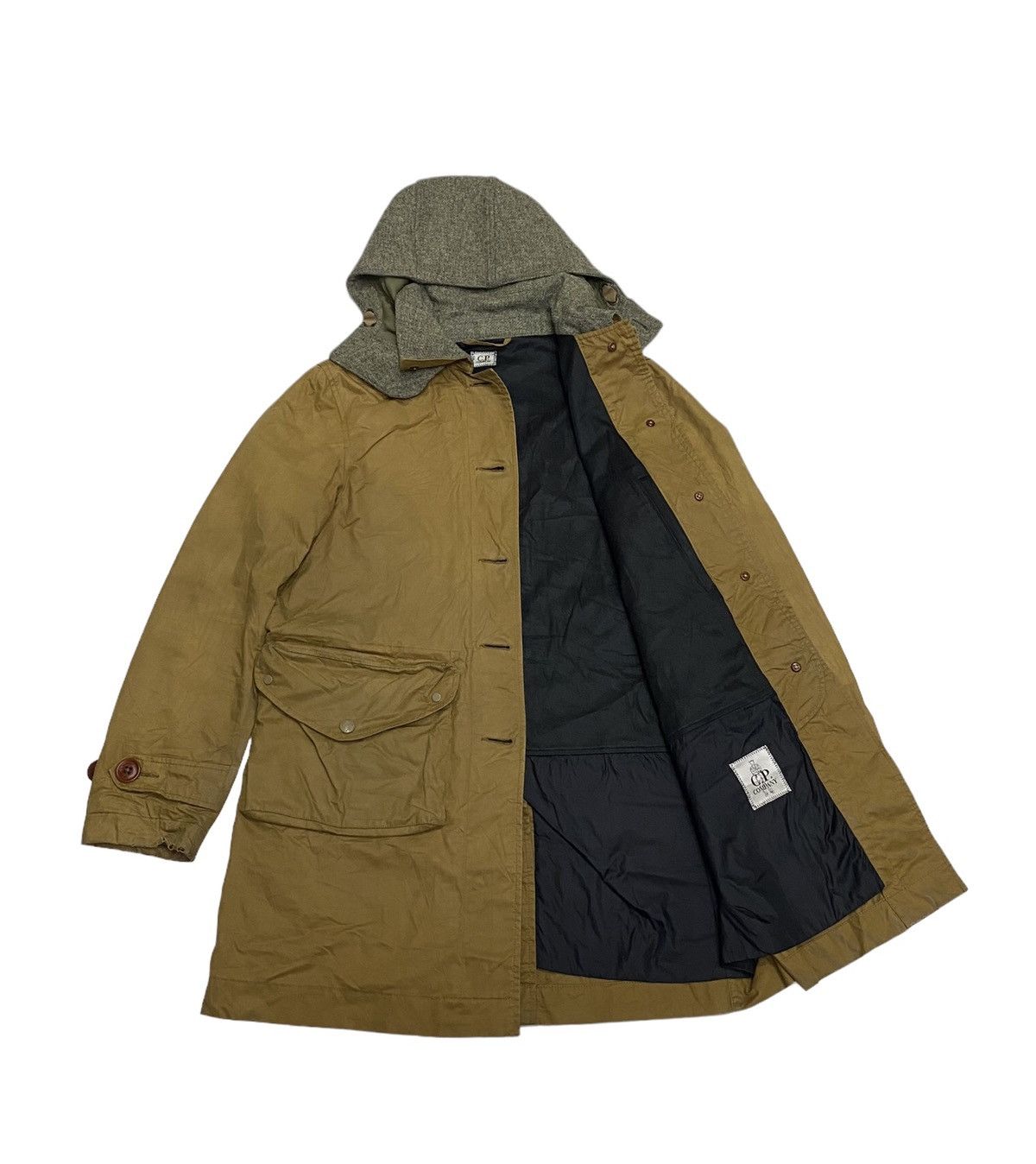 C.P. Company × Massimo Osti 💥ARCHIVE C.P. COMPANY MTP LINER WAXED PARKA JACKET Size US M / EU 48-50 / 2 - 1 Thumbnail