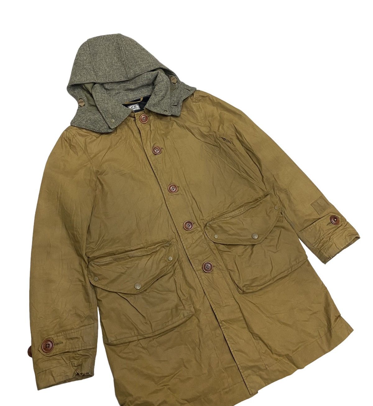 C.P. Company × Massimo Osti 💥ARCHIVE C.P. COMPANY MTP LINER WAXED PARKA JACKET Size US M / EU 48-50 / 2 - 8 Thumbnail