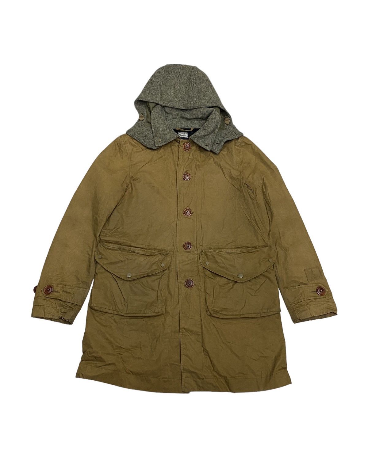 C.P. Company × Massimo Osti 💥ARCHIVE C.P. COMPANY MTP LINER WAXED PARKA JACKET Size US M / EU 48-50 / 2 - 3 Thumbnail