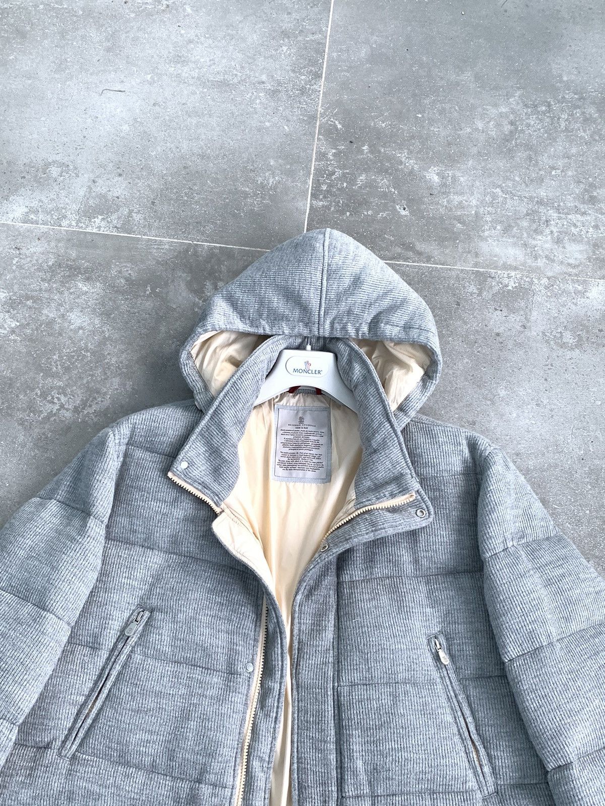 Brunello Cucinelli Brunello Cucinelli Jacket Coat Wool Blend Parka Puffer Size US XL / EU 56 / 4 - 6 Thumbnail