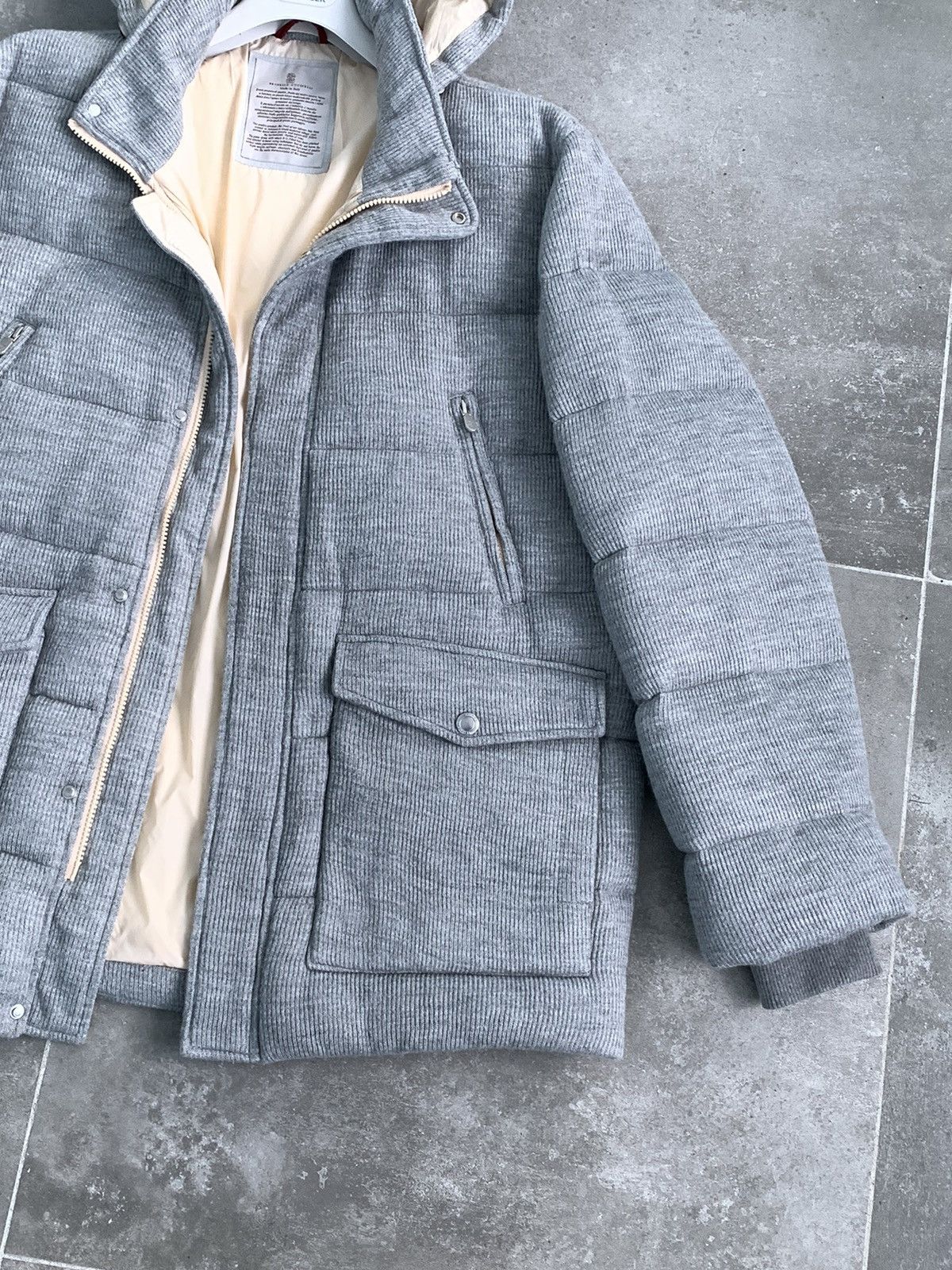 Brunello Cucinelli Brunello Cucinelli Jacket Coat Wool Blend Parka Puffer Size US XL / EU 56 / 4 - 7 Thumbnail