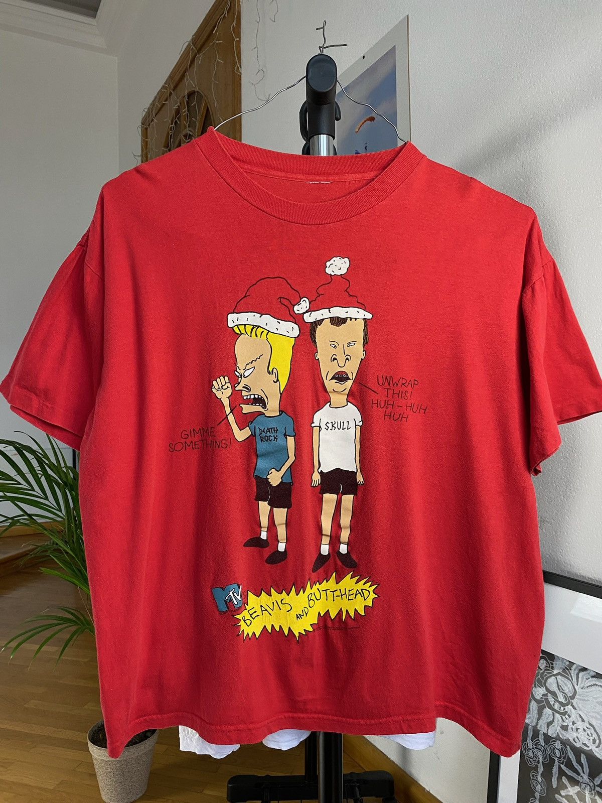 Mtv × Vintage Beavis and Butthead Breaking The Law Vintage T