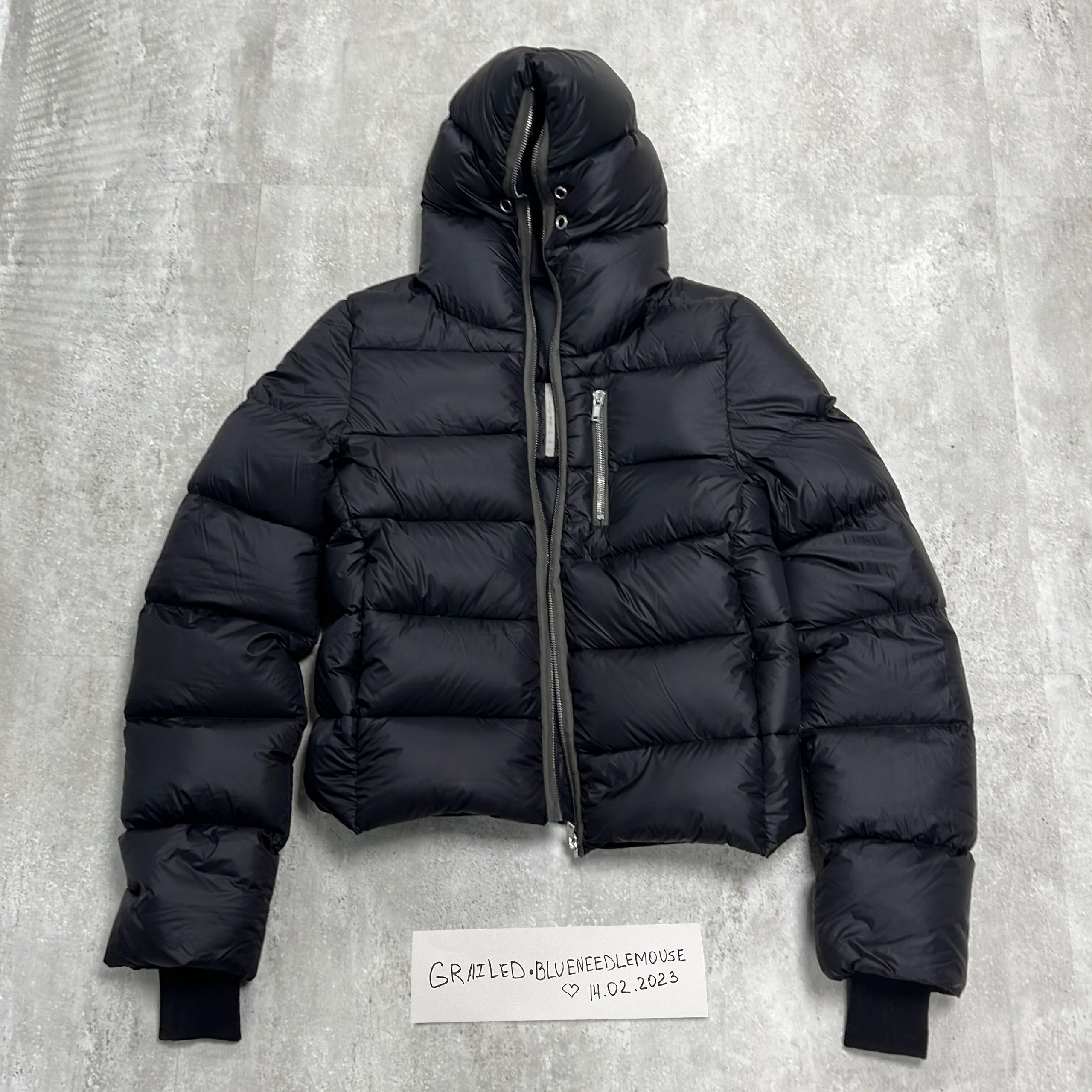 Rick Owens Rick Owens Gimp Puffer Jacket Black | Grailed