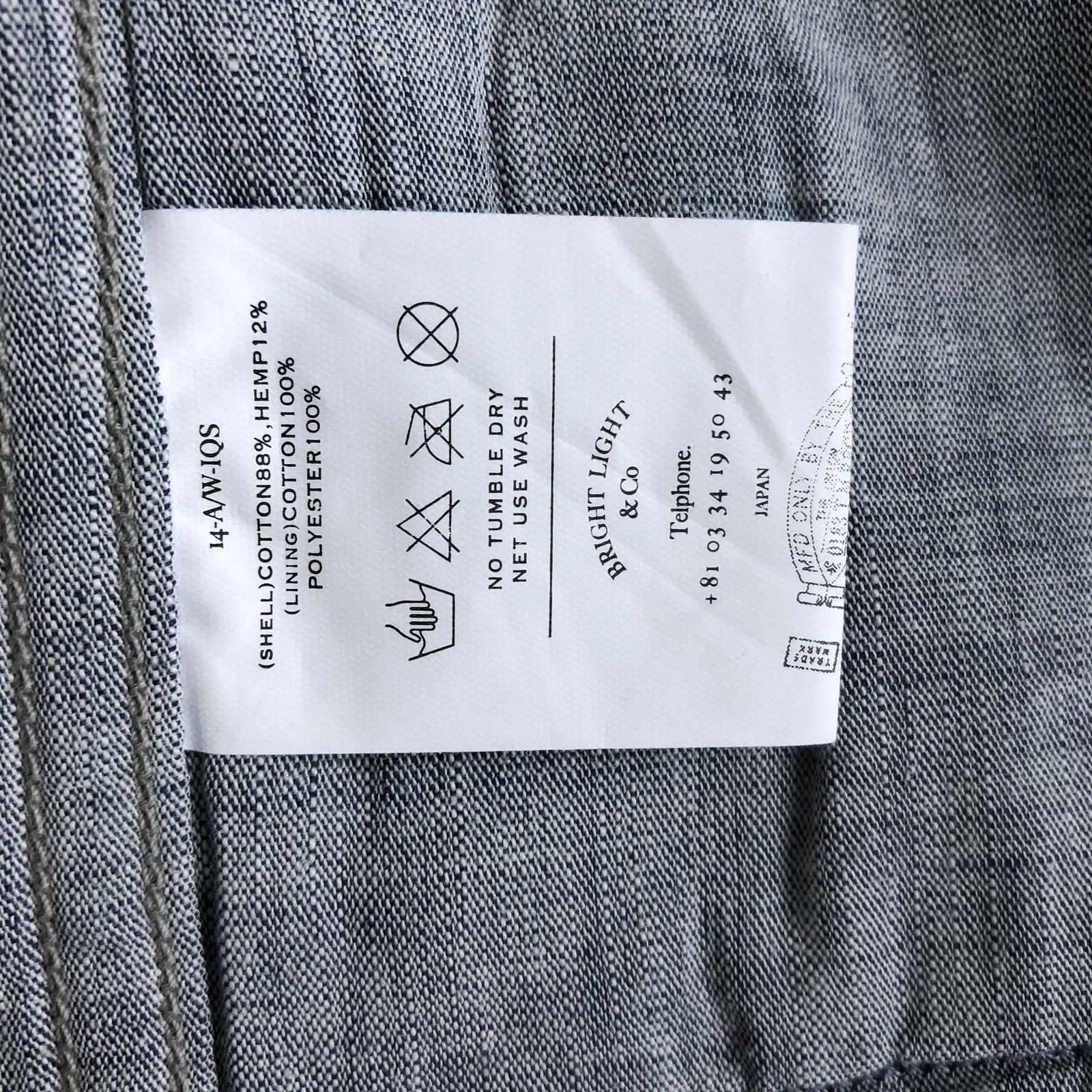 Old Joe INDIGO QUILTING SHIRT Size US M / EU 48-50 / 2 - 2 Thumbnail