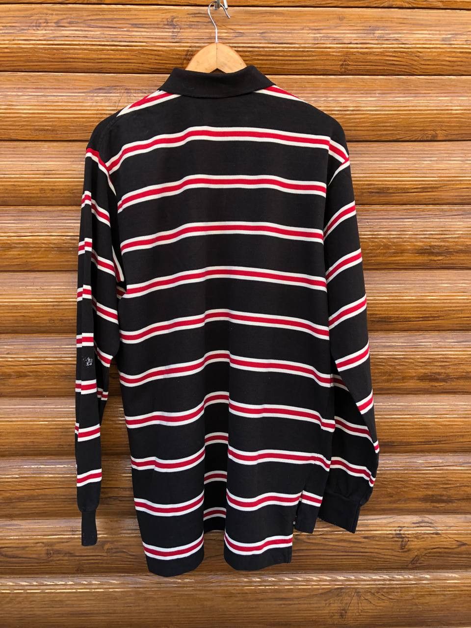 Vintage Longsleeve Polo ralph lauren vintage Rugby 90s Size US XL / EU 56 / 4 - 3 Thumbnail