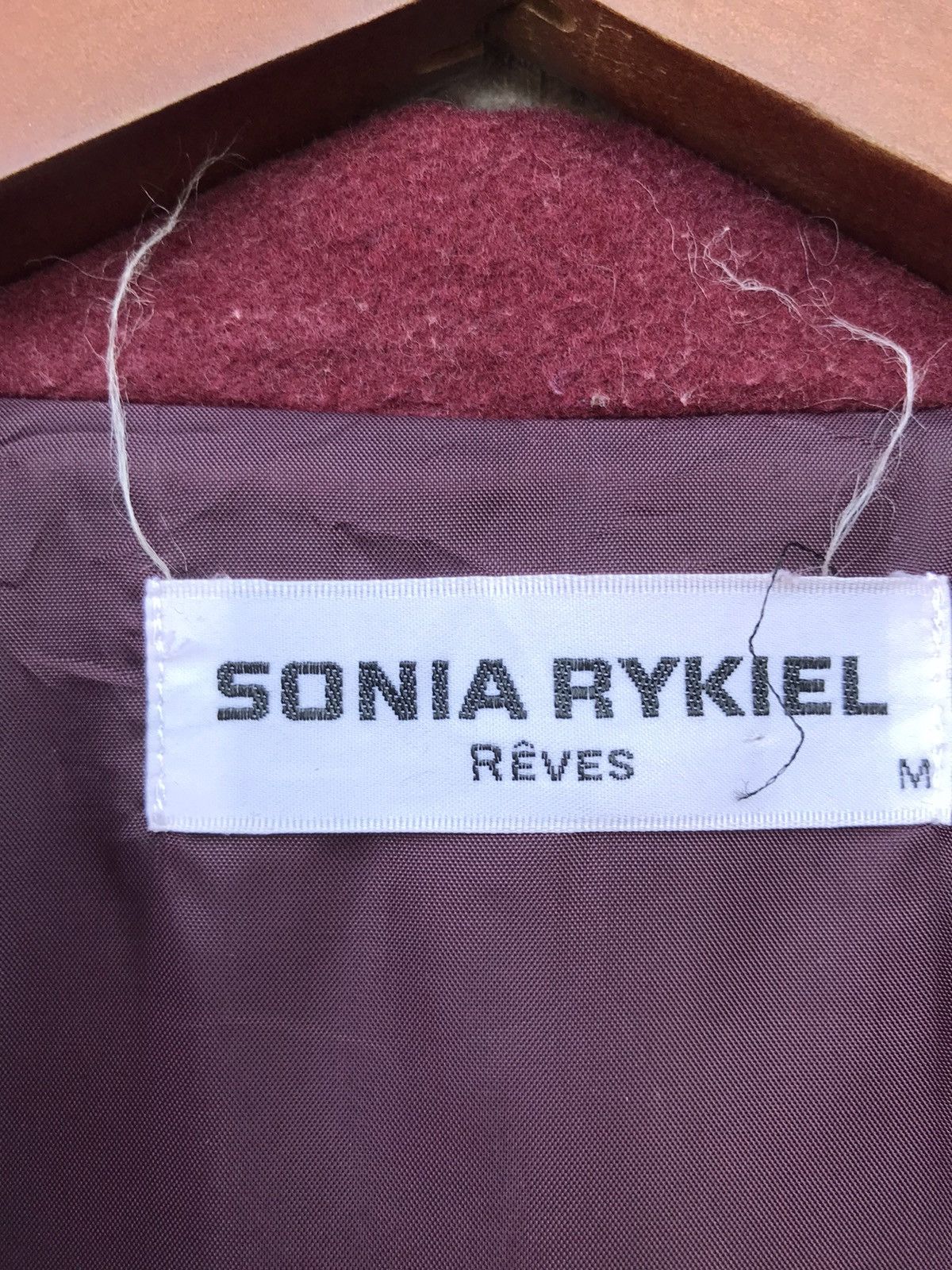 Designer × Japanese Brand × Sonia Rykiel Sonia Rykiel Reves Wool Belted Coat Size L / US 10 / IT 46 - 3 Thumbnail