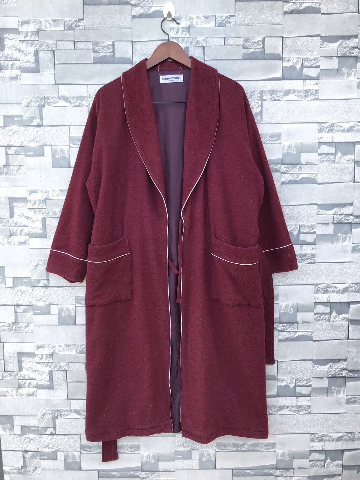 Sonia Rykiel Reves Wool Belted Coat